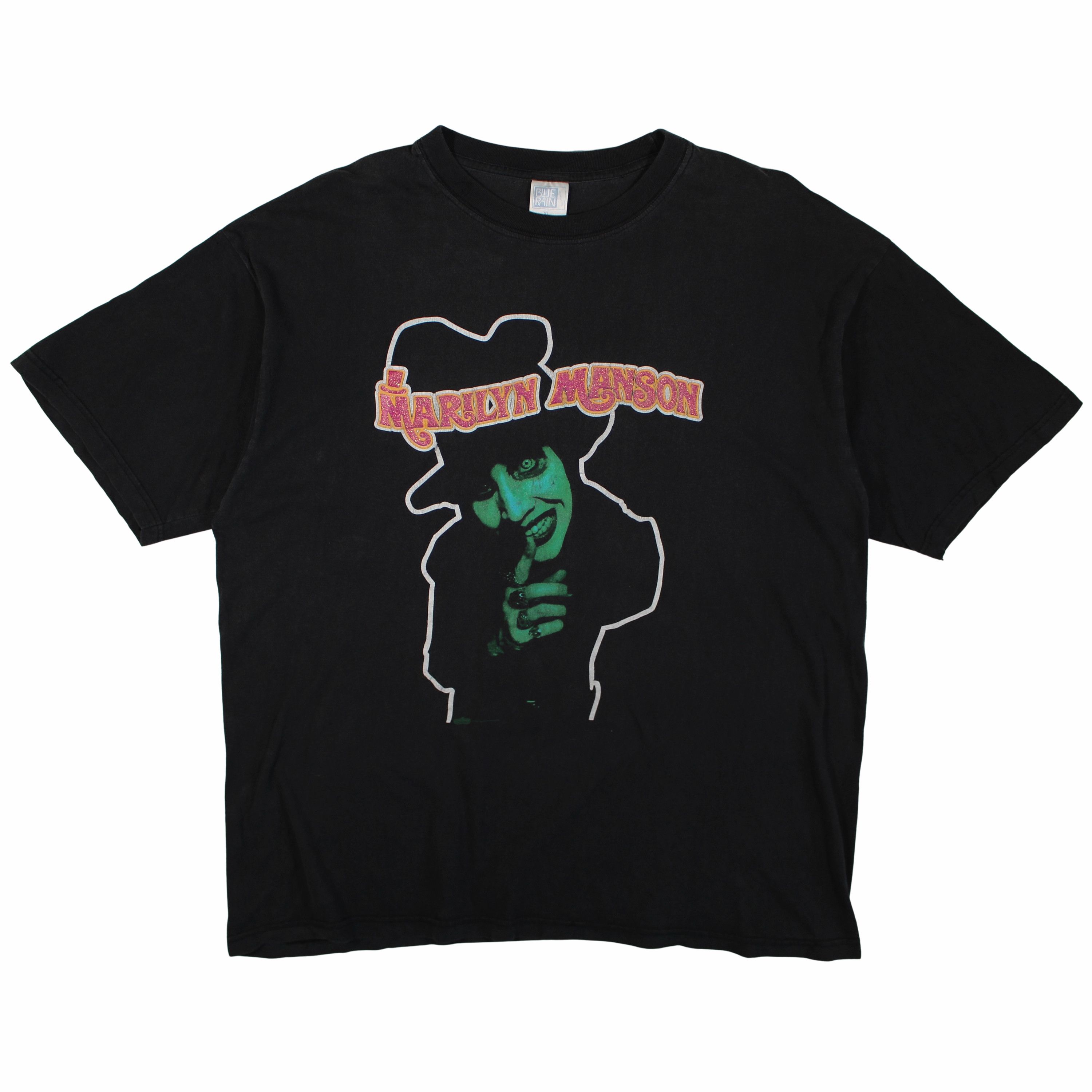 Vintage 1995 Marilyn Manson Dope Fiend T-Shirt Size US XL / EU 56 / 4 - 1 Thumbnail