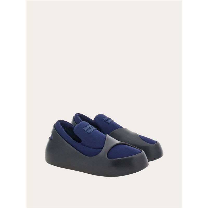 Salvatore Ferragamo o1s1rm0924 Lunar Low-Top Sneakers in Blue/Black Size US 10 / EU 43 - 5 Thumbnail