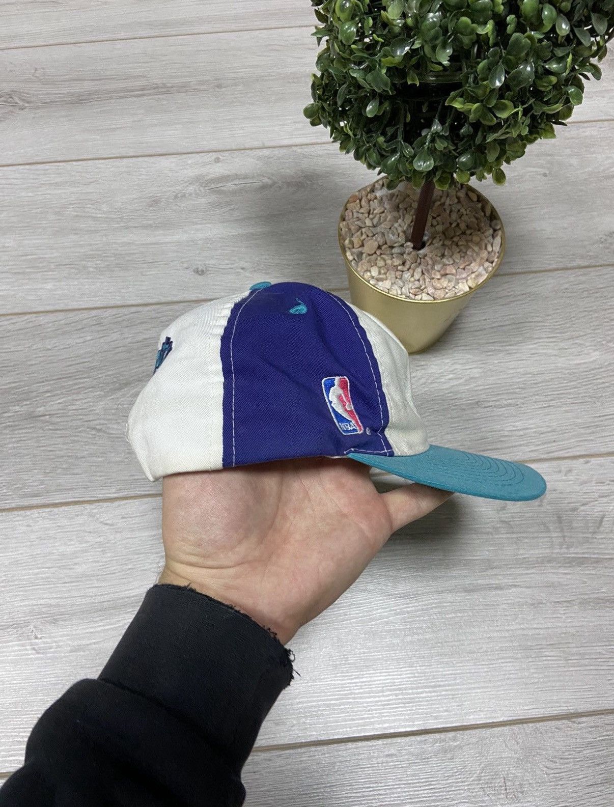 NBA Charlotte Hornets Starter vintage NBA hat cap SnapBack Size ONE SIZE - 3 Thumbnail