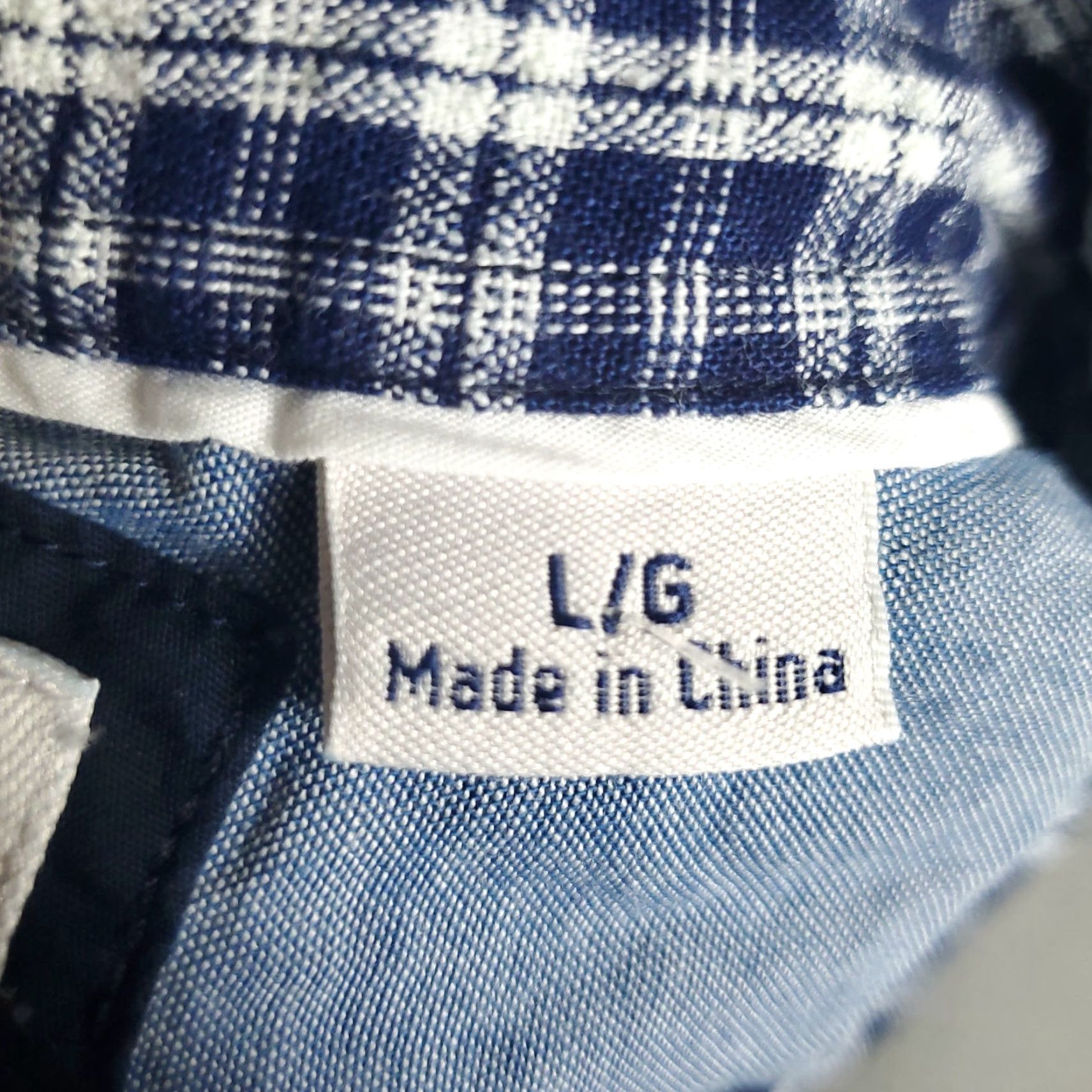 Original Penguin Original Penguin Blue Plaid Flannel Button-Up Shirt Mens Large Long Sleeve Casual Size US L / EU 52-54 / 3 - 8 Thumbnail