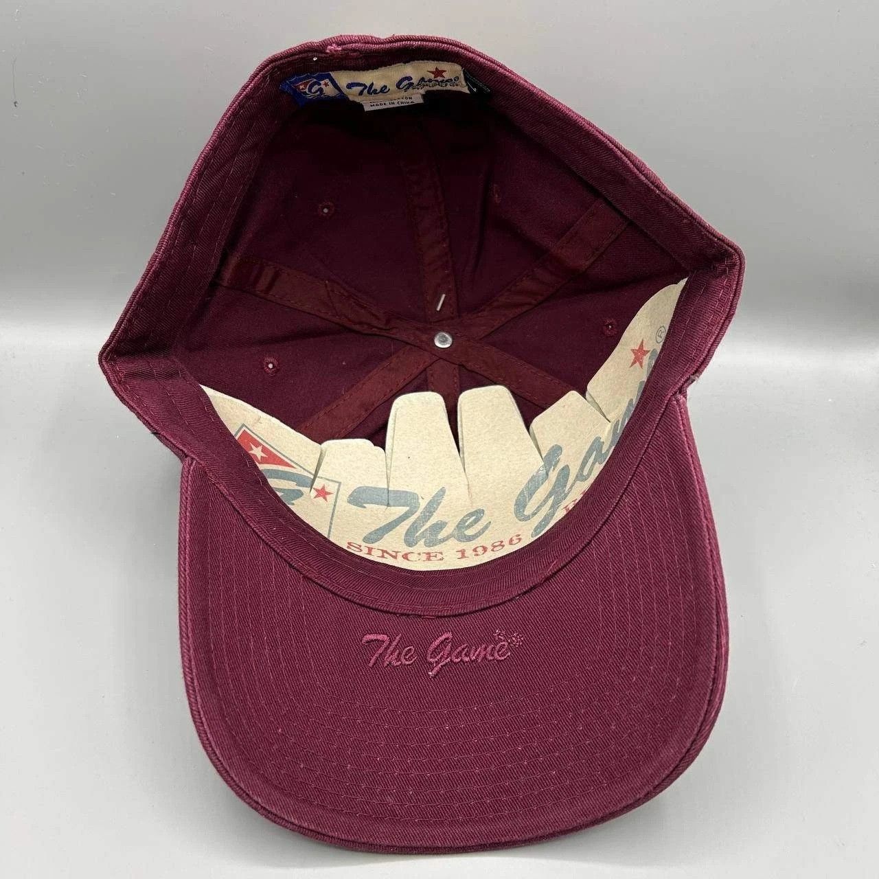 The Game Vintage Texas State Bobcats Hat Men Large Red NCAA Fitted Size ONE SIZE - 2 Thumbnail