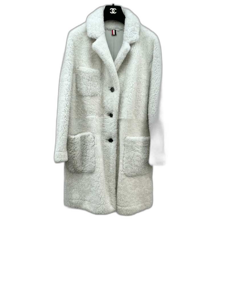 Reversible Wool Fur Coat -2505
