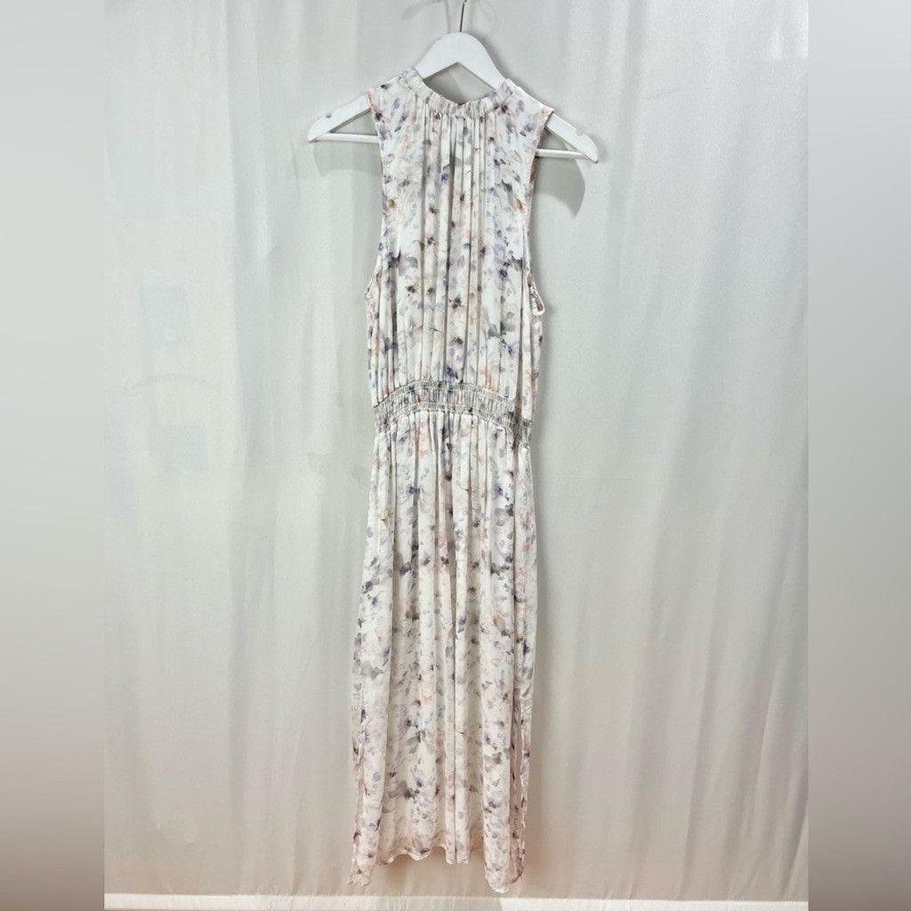 Bella Dahl Bella Dahl Floral Sleeveless Smocked Waist Midi Dress Size M Size M / US 6-8 / IT 42-44 - 3 Thumbnail