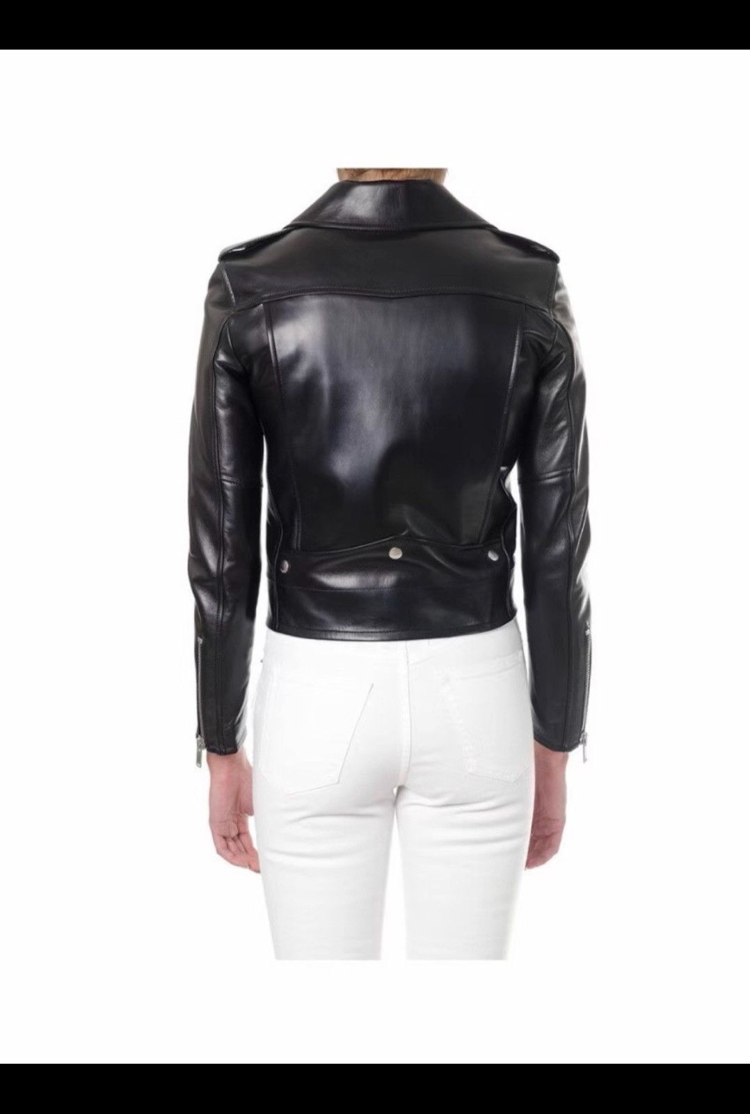 Saint Laurent Paris Saint Laurent SLP L01 Moto Zipper Leather Jacket Sz. 38 Size S / US 4 / IT 40 - 8 Thumbnail