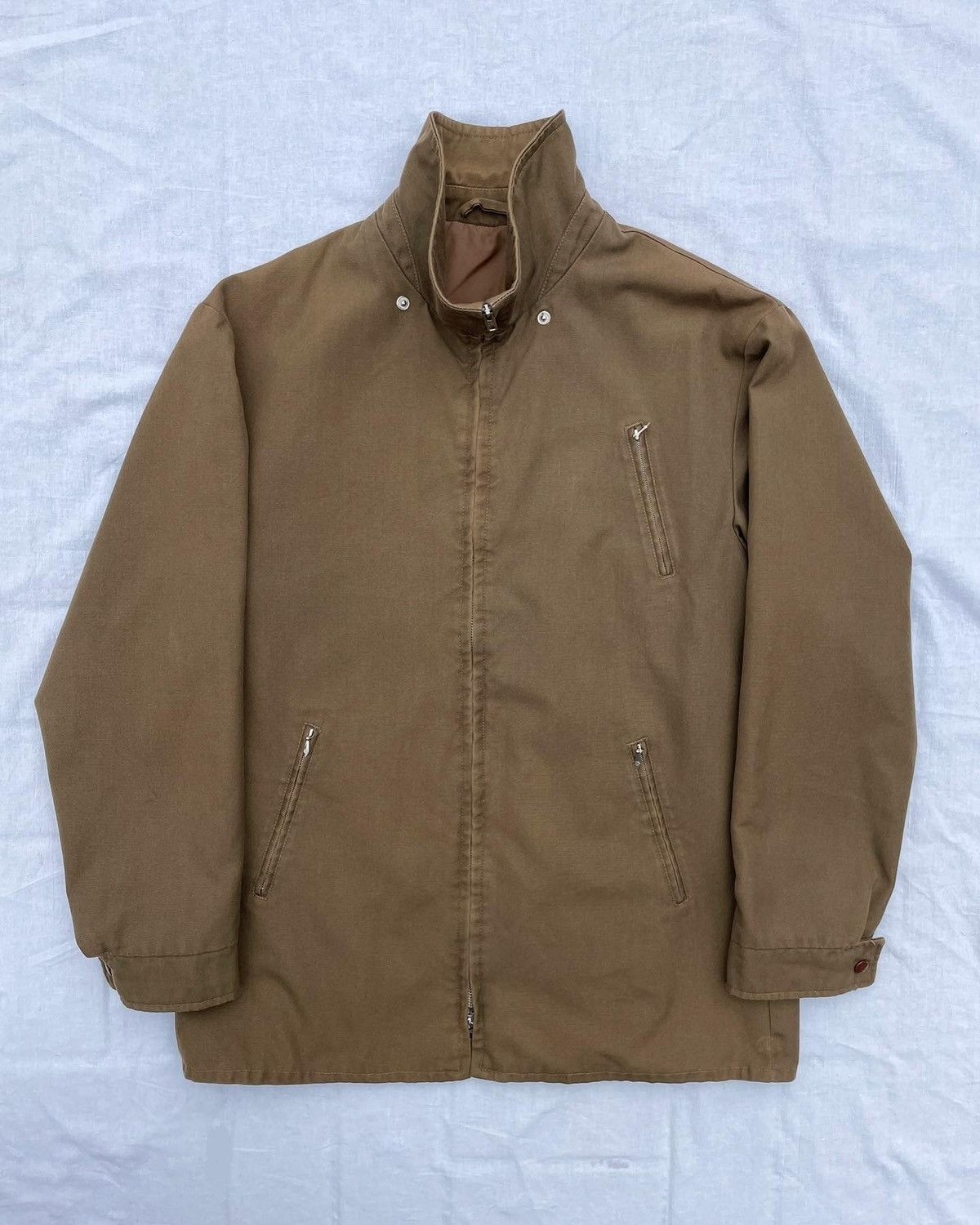 image of Military x Ski Vintage Men’S Olympic Jacket From 1960’S in Brown, Men's (Size Medium)