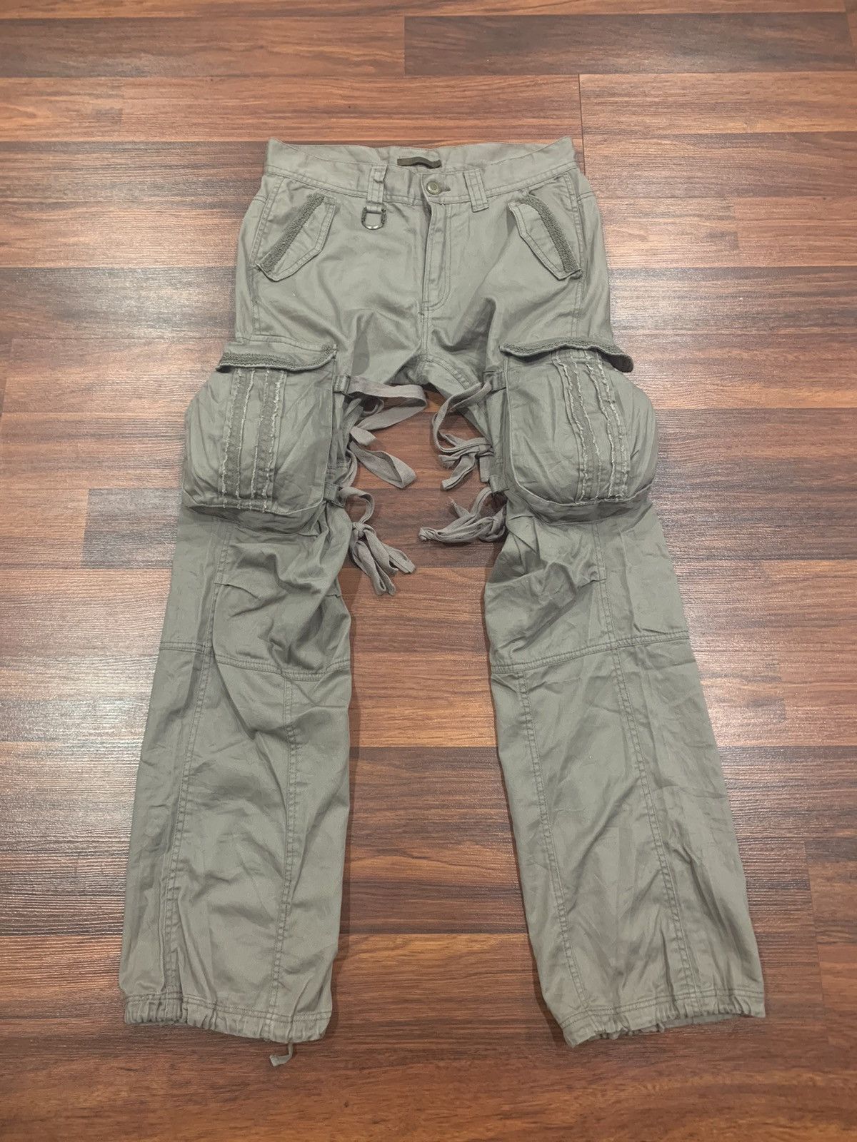 If Six Was Nine DackDive Bondage Cargo Pants Size US 32 / EU 48 - 2 Thumbnail