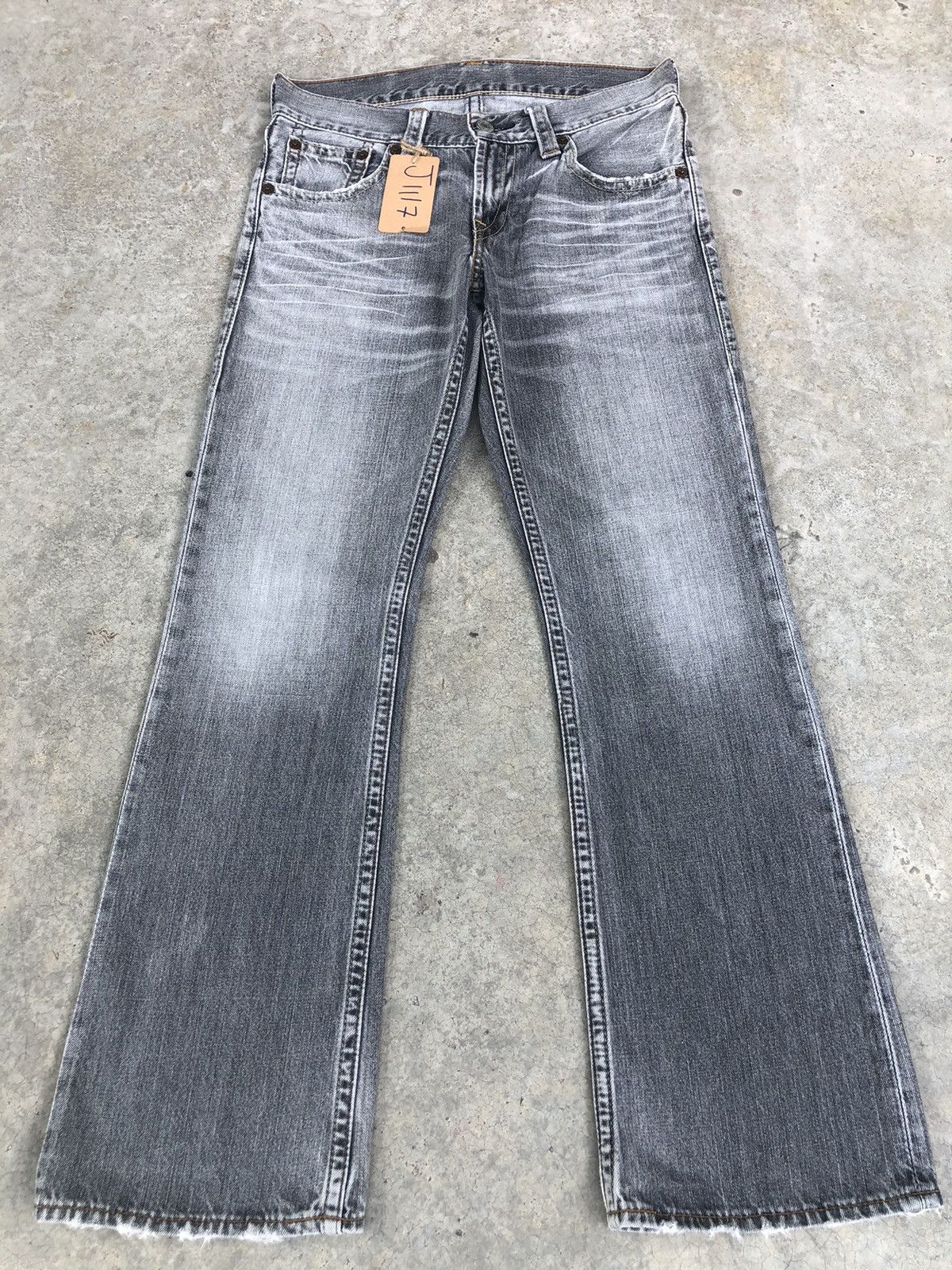 Levi's Y2k Levi’s Flared Jeans Distressed Jeans 507 Size US 32 / EU 48 - 1 Thumbnail