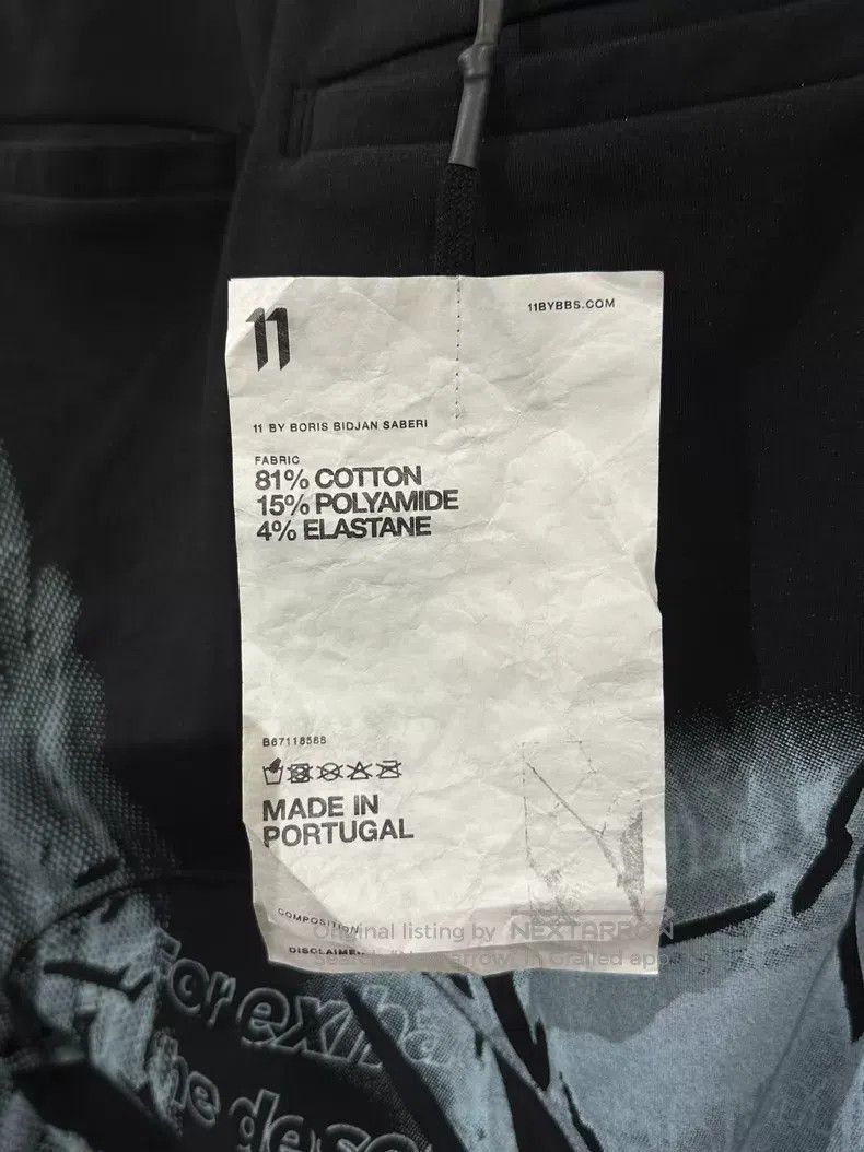 Boris Bidjan Saberi Boris Bidjan Saberi Size XXS P3C printed tapered sweatpants Size US 26 / EU 42 - 9 Thumbnail