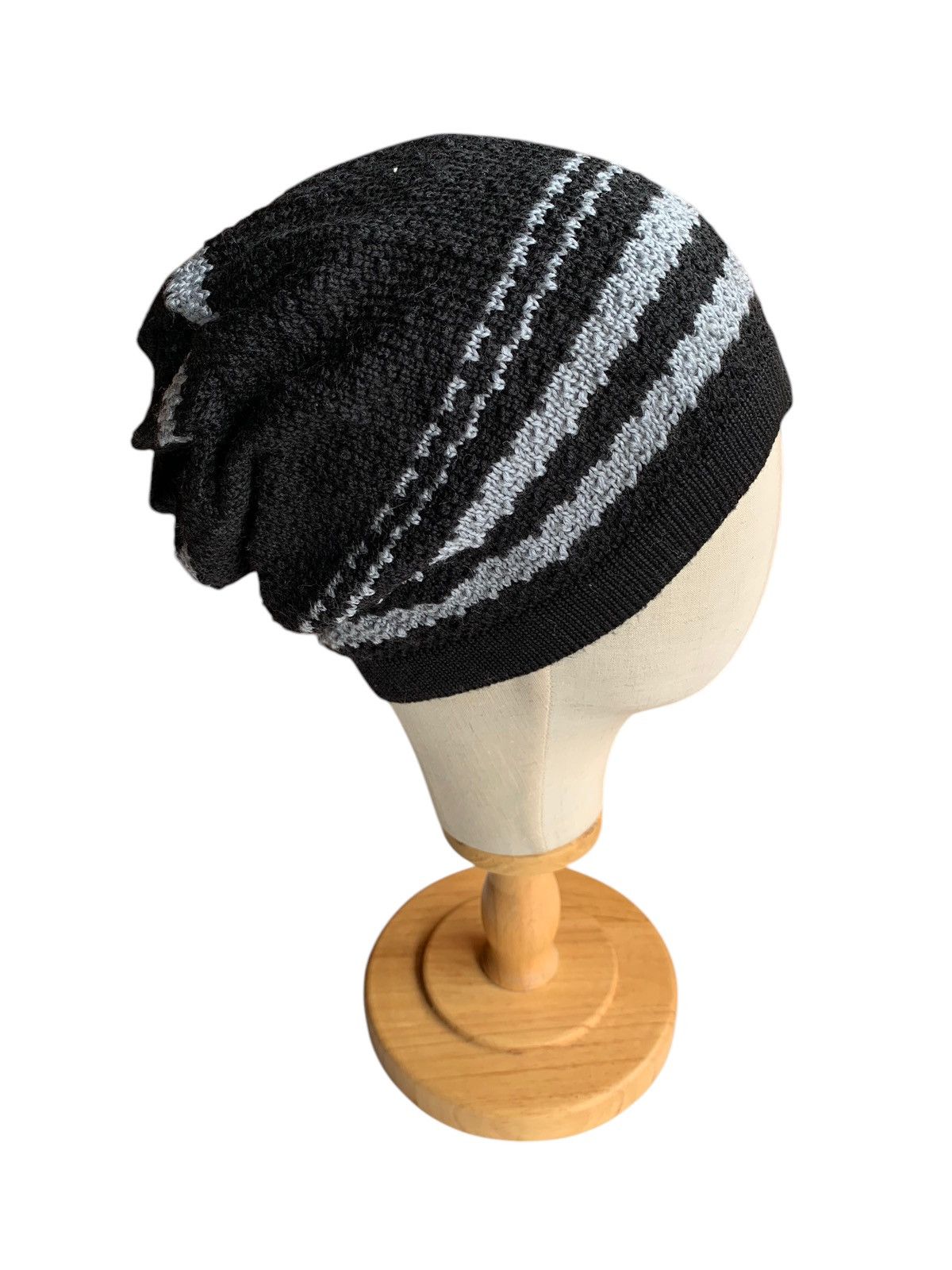 Japanese Brand × Kapital × Vintage Japanese Knitted Stripe Winter Sessions Long Beanie Hats Size ONE SIZE - 2 Thumbnail