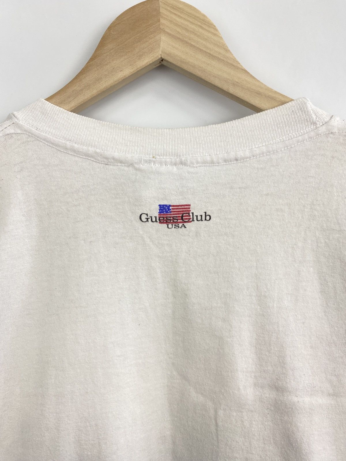 Guess 🇺🇸 Vintage 90s Guess Club USA rare retro t-shirt Y2K hype Size US XL / EU 56 / 4 - 8 Thumbnail