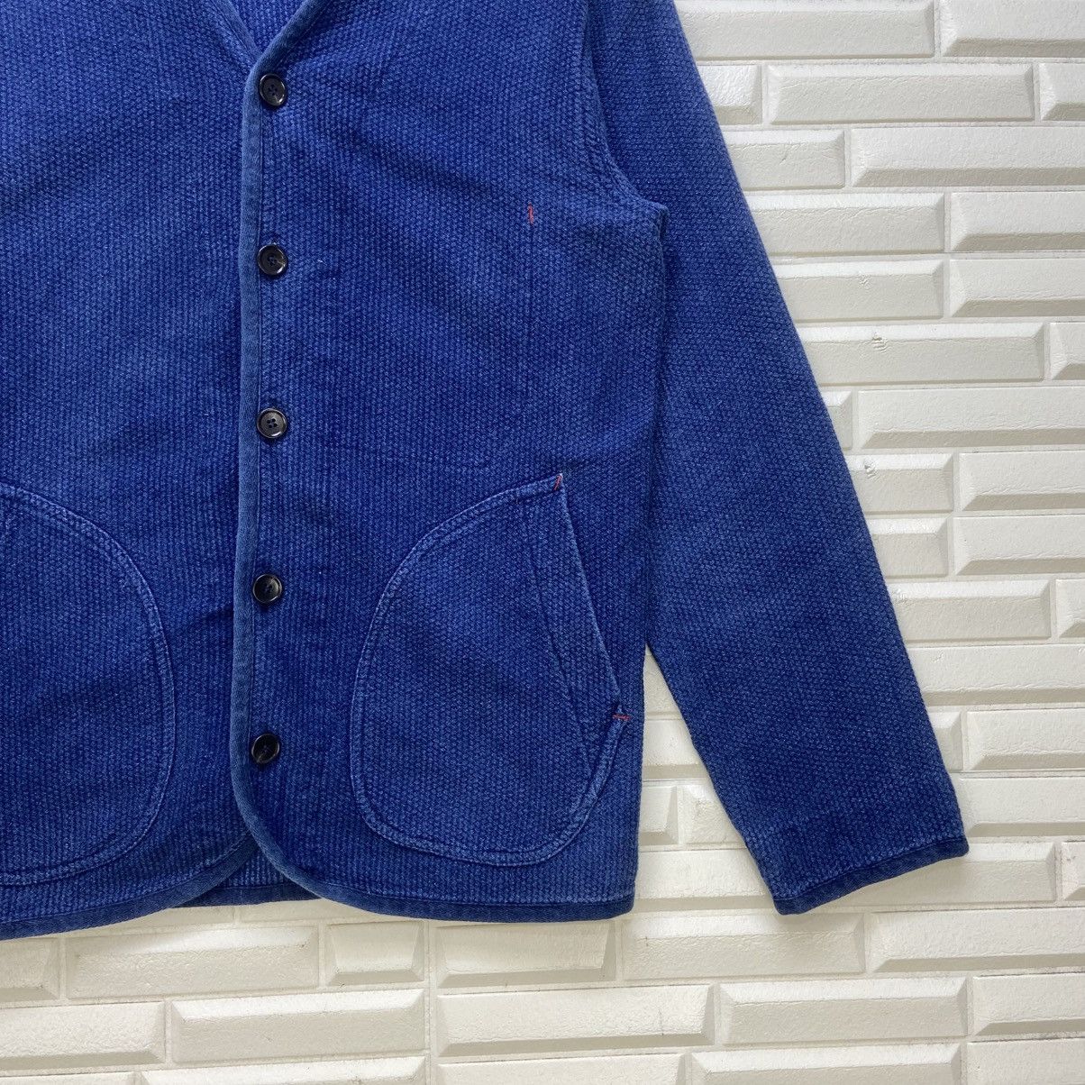 Japanese Brand Japanese Traditonal Gaijin Made Sashiko Kendo Indigo Jacket Size US M / EU 48-50 / 2 - 5 Thumbnail