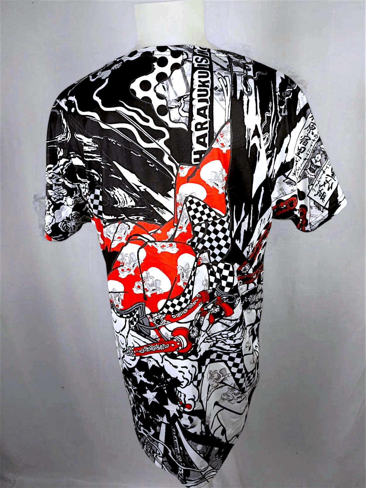 Japanese Brand VINTAGE ACDC RAG Samurai Harajuku Is Not Dead Full print Size US L / EU 52-54 / 3 - 19 Thumbnail