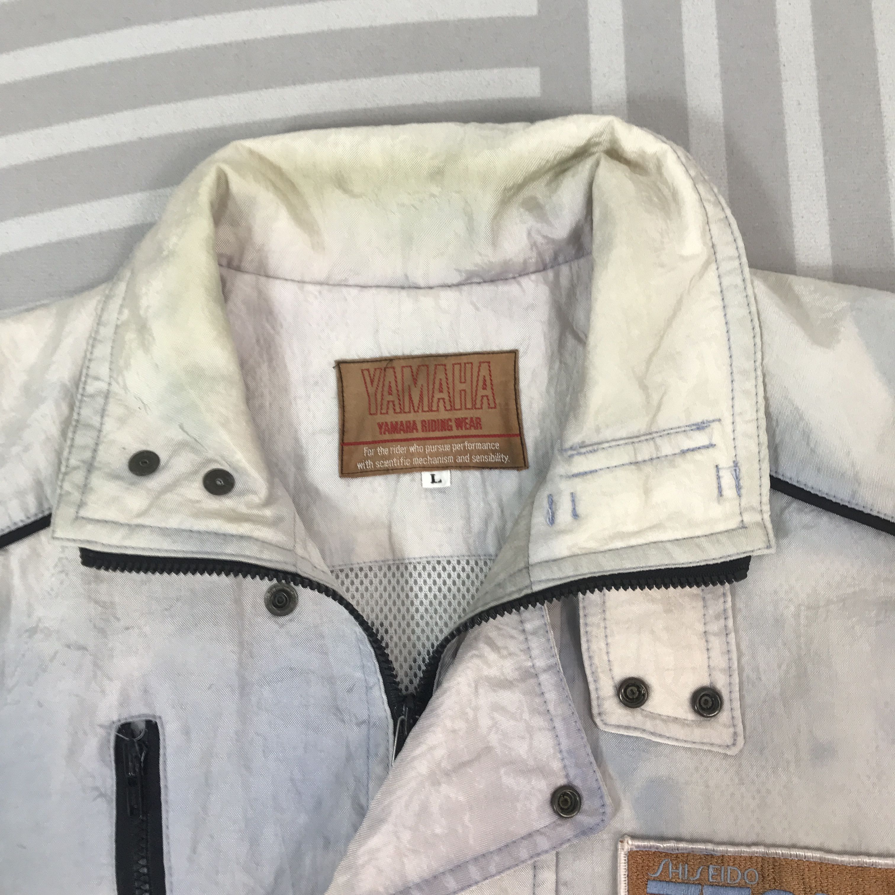 Vintage × Yamaha Vintage Yamaha Shiseido Tech 21 Racing Acid wash Jacket Size US L / EU 52-54 / 3 - 9 Thumbnail
