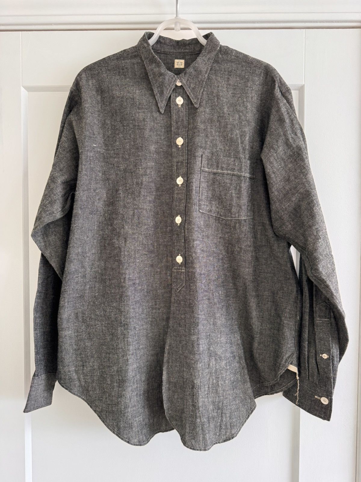 Taiga Takahashi Taiga Takahashi LOT.108 50S ITALIAN COLLAR SHIRT
