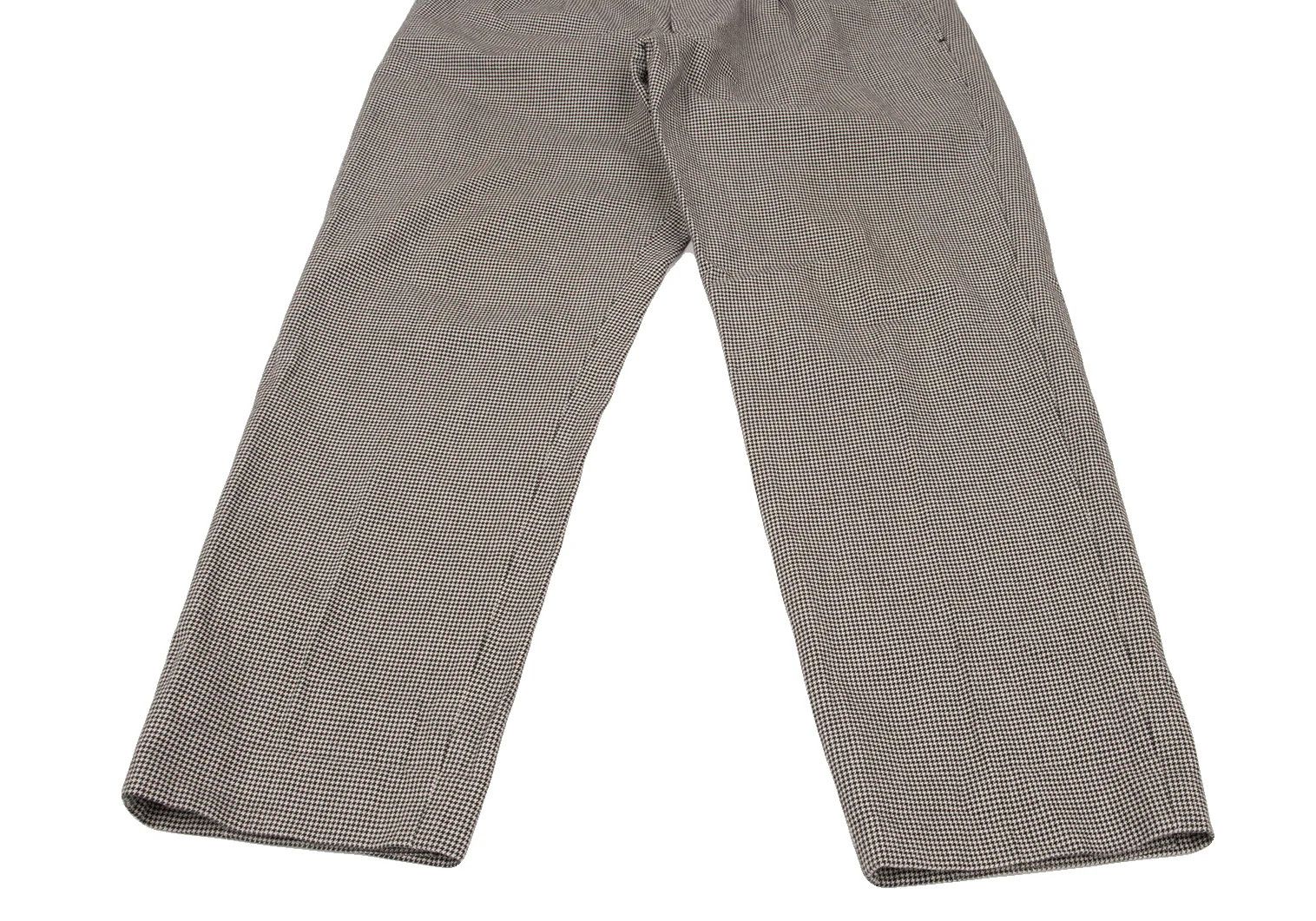 Yohji Yamamoto Yohji Yamamoto Black Houndstooth Stack Pants Size US 32 / EU 48 - 6 Thumbnail