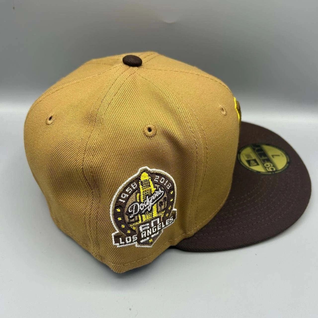 New Era Los Angeles LA Dodgers Hat Men 7 MLB 59Fifty New Era Fitted Size ONE SIZE - 2 Thumbnail
