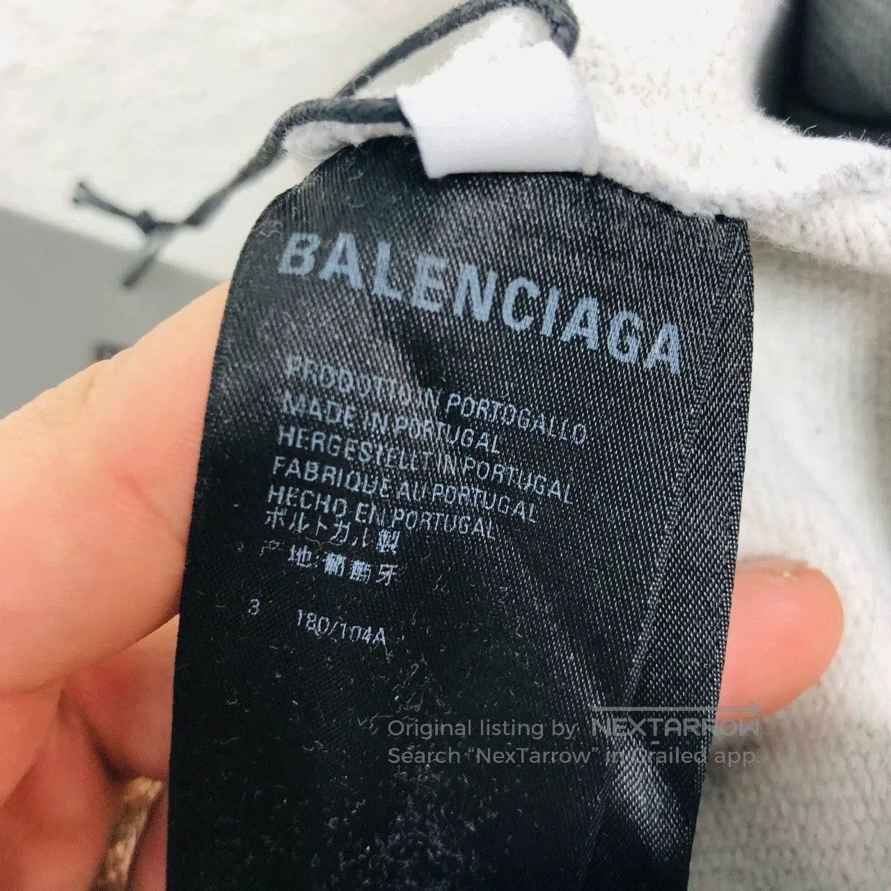 Balenciaga balenciaga logo embroidery hoodie in gray. Size US M / EU 48-50 / 2 - 4 Thumbnail