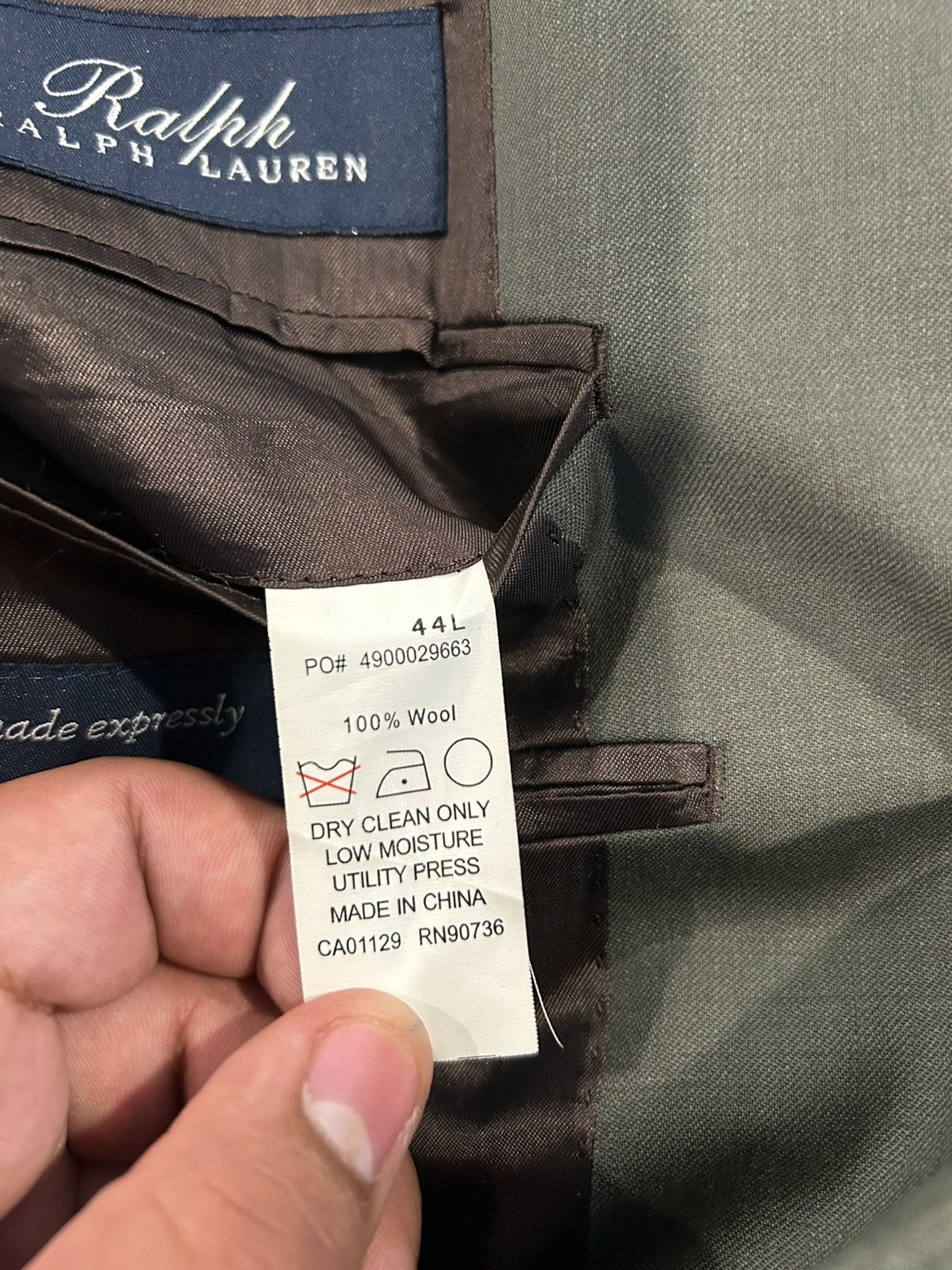 Dillard's × Ralph Lauren Two piece suit Size 44L - 3 Thumbnail