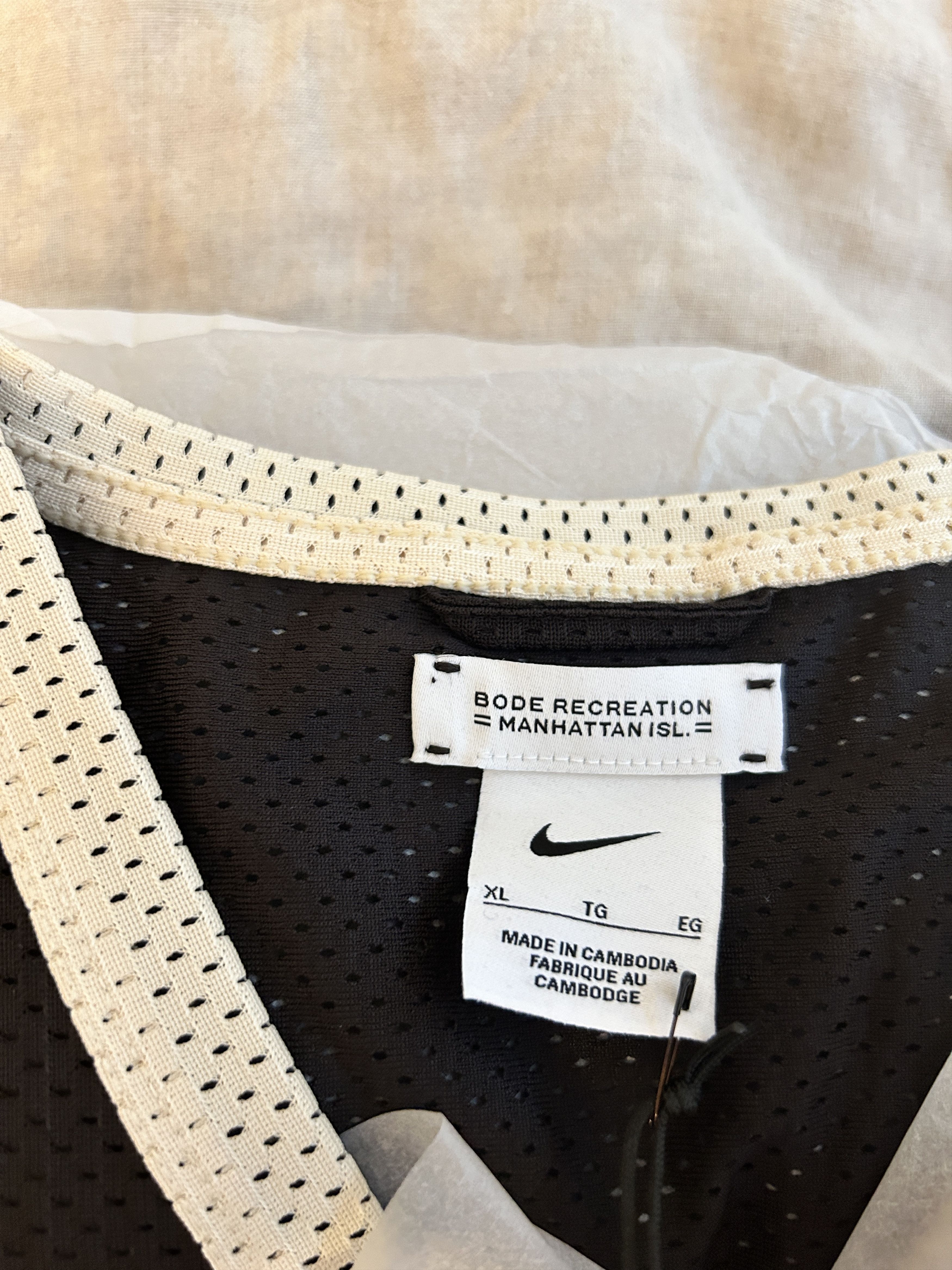 Bode × Nike Nike x Bode Mesh Jersey in Shadow Brown 'Manhattan' Size US XL / EU 56 / 4 - 5 Thumbnail