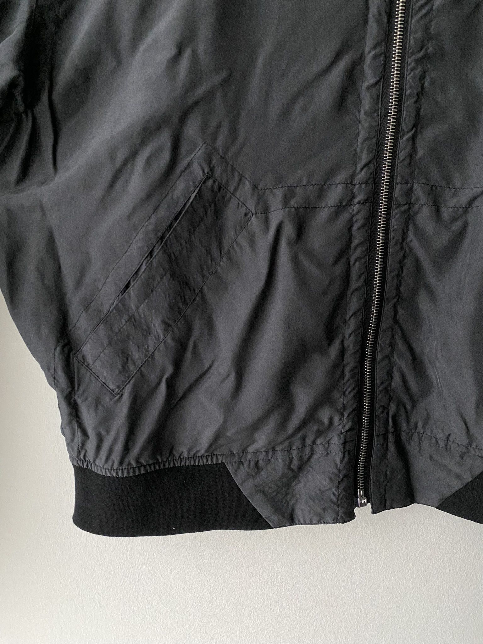 Acne Studios 50/L - Black Silk Bomber Size US M / EU 48-50 / 2 - 15 Thumbnail