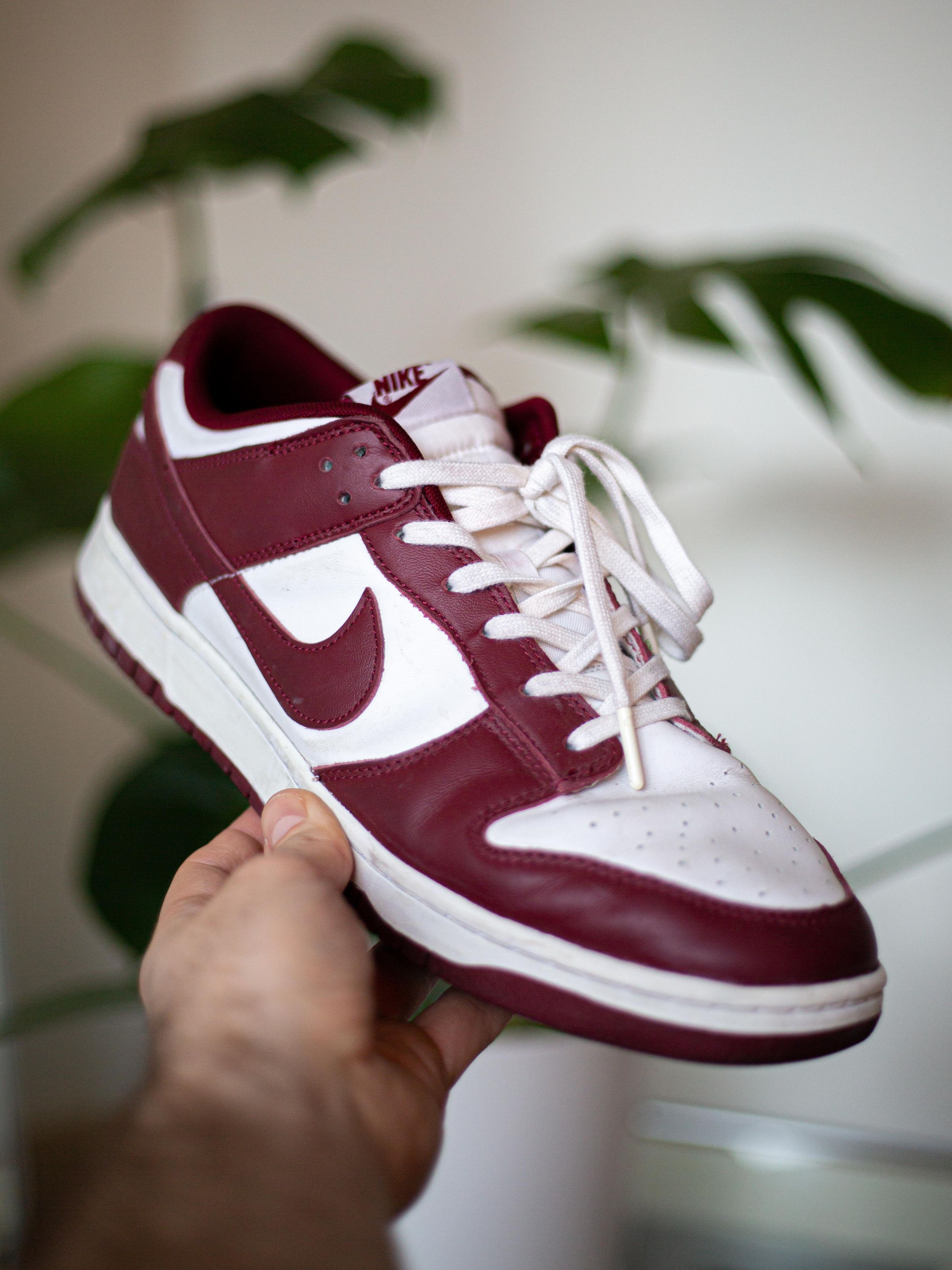image of Nike Dunk Team Red Us13 Shoes in White, Men's