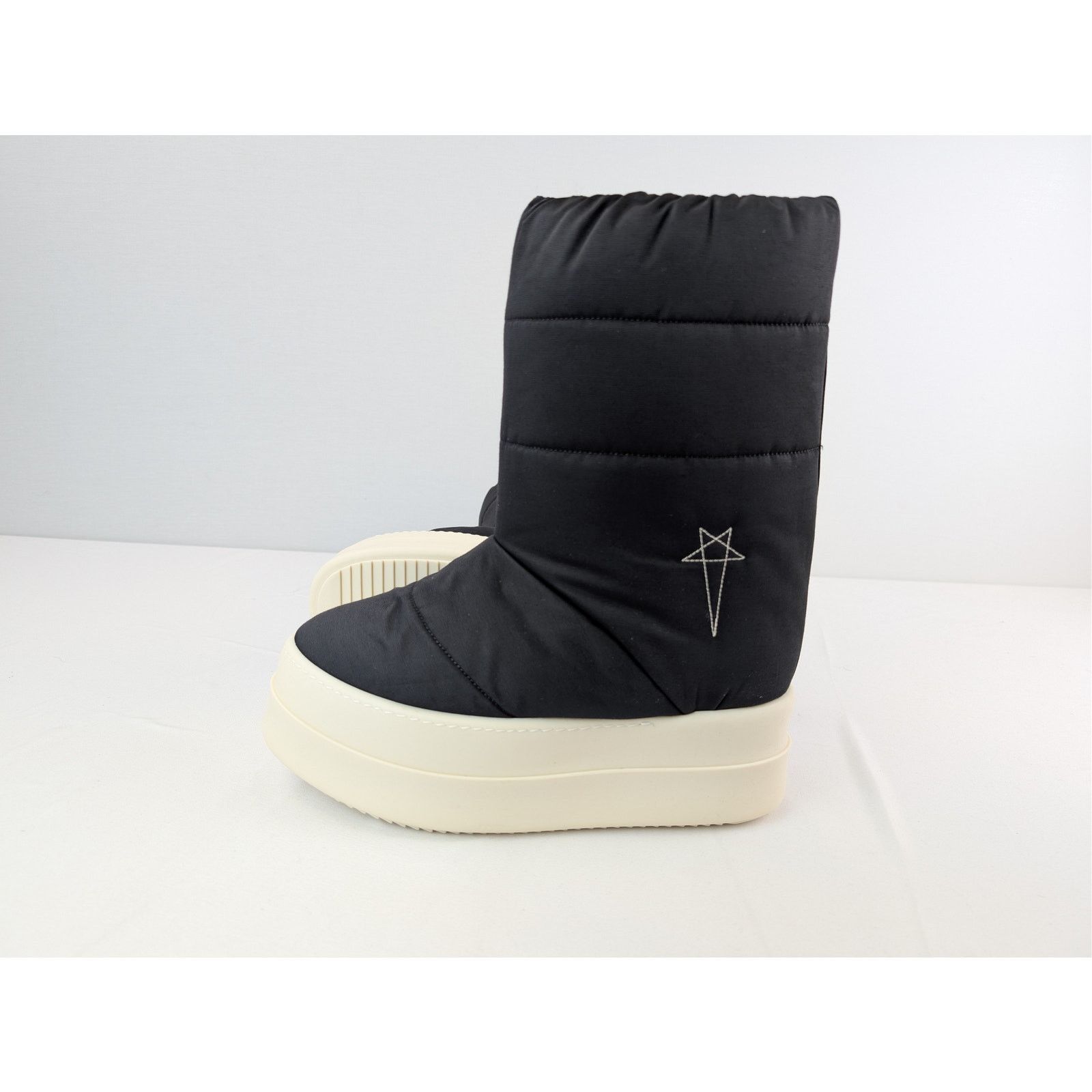 Rick Owens Drkshdw o1rshd1 Mega Bumper Lunar Boots in Black/White Size US 9.5 / EU 42-43 - 13 Thumbnail