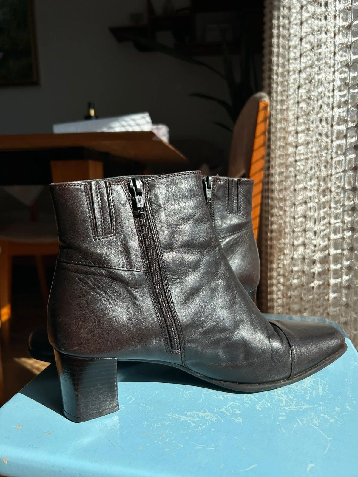 Clarks Clarks Women's Leather Boots Size US 8.5 / IT 38.5 - 9 Thumbnail