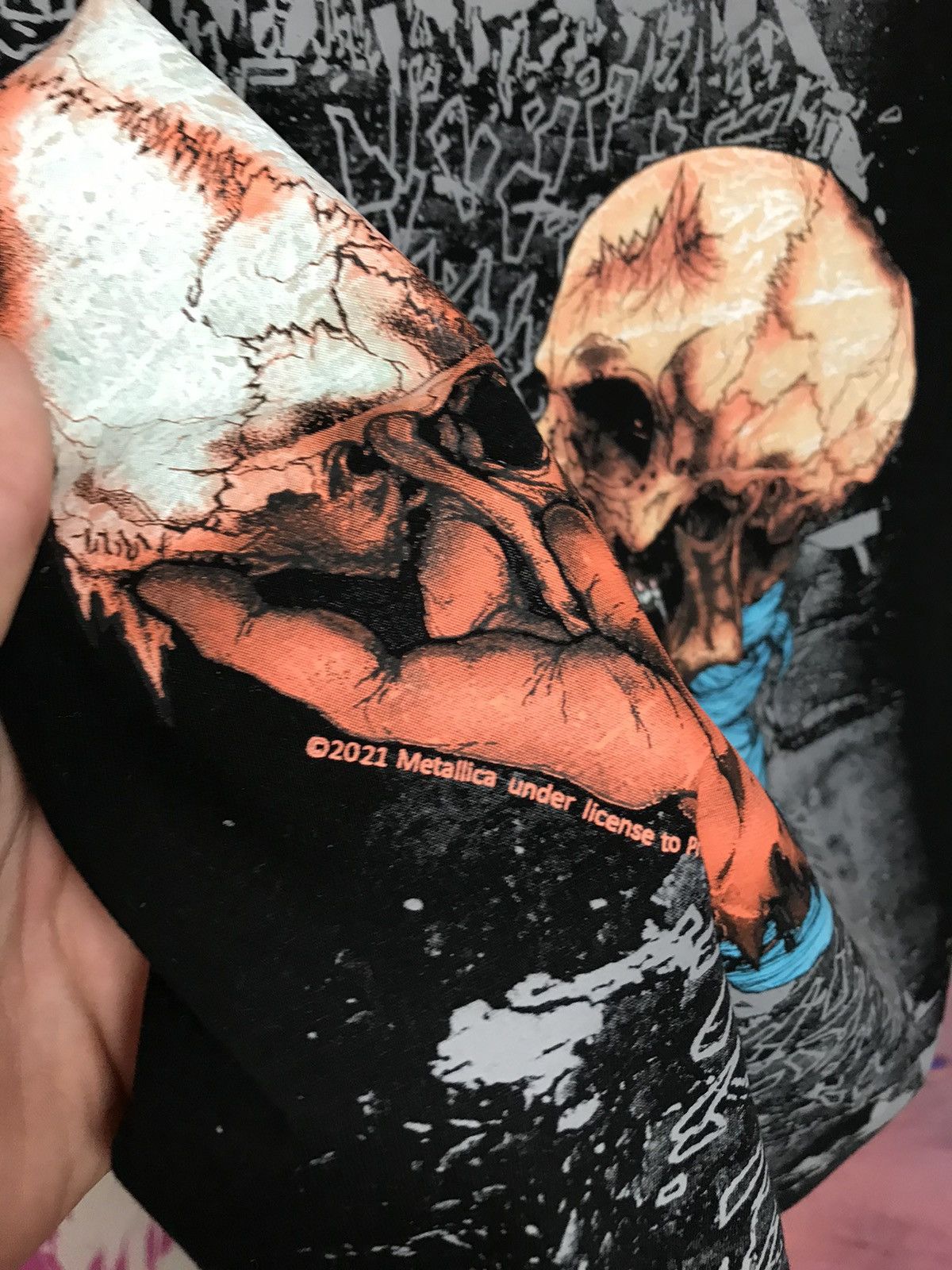 Band Tees Vintage Metallica band rock tee Size US L / EU 52-54 / 3 - 5 Thumbnail