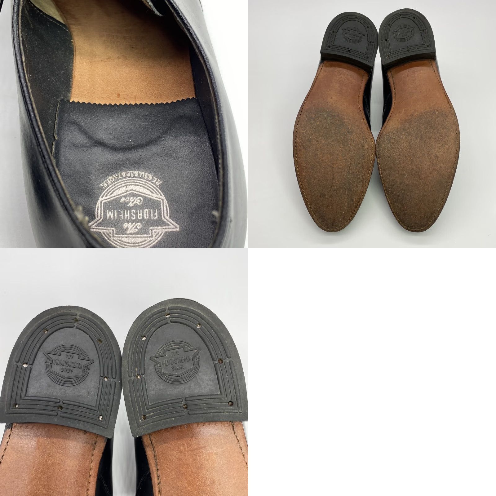 Florsheim VTG Florsheim “The Plateau” 1960s Derby Black Velvet Calf 3-Eye Men’s Shoes 9Vintage Luxury Tailored Fit Mens Size US 9 / EU 42 - 8 Thumbnail
