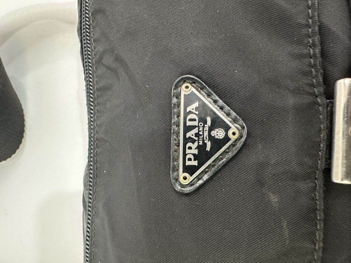 Prada PRADA Unisex Tessuto Nylon Messenger Bag Black Size ONE SIZE - 5 Thumbnail