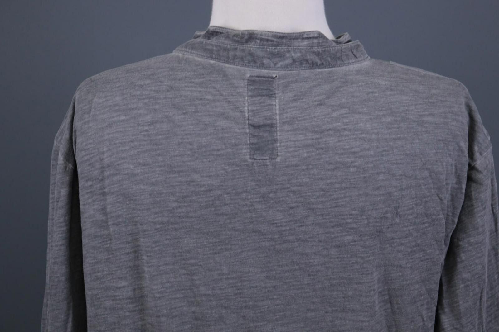 Thom Krom Thom Krom Gray Henley Lagenlook Tunic Blouse Shirt Size L Size L / US 10 / IT 46 - 9 Thumbnail