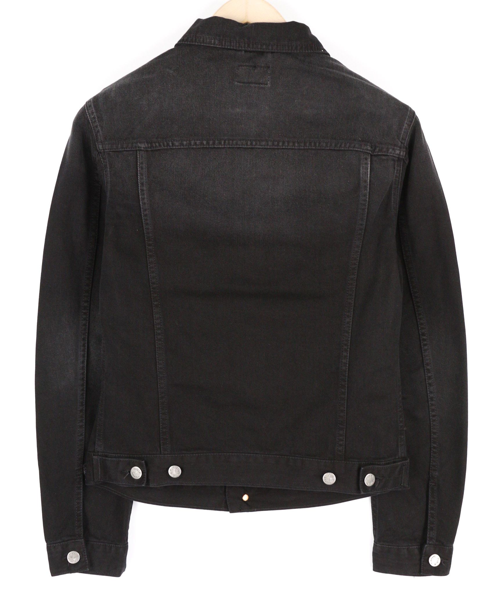 Nudie Jeans BILLY S Dark Shist Denim Logo Pockets Jacket 81043 Size US S / EU 44-46 / 1 - 2 Thumbnail