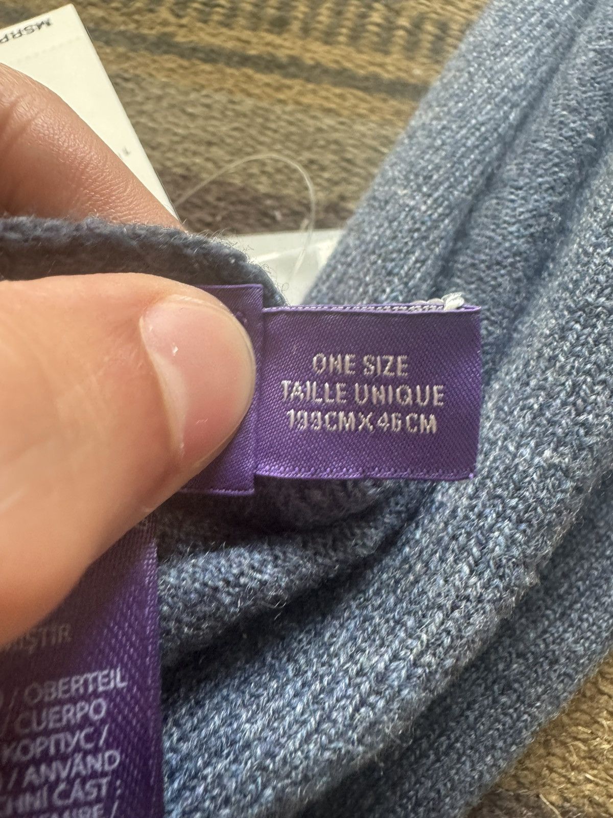 Ralph Lauren Purple Label Cashmere Scarf BNWT Size ONE SIZE - 5 Thumbnail