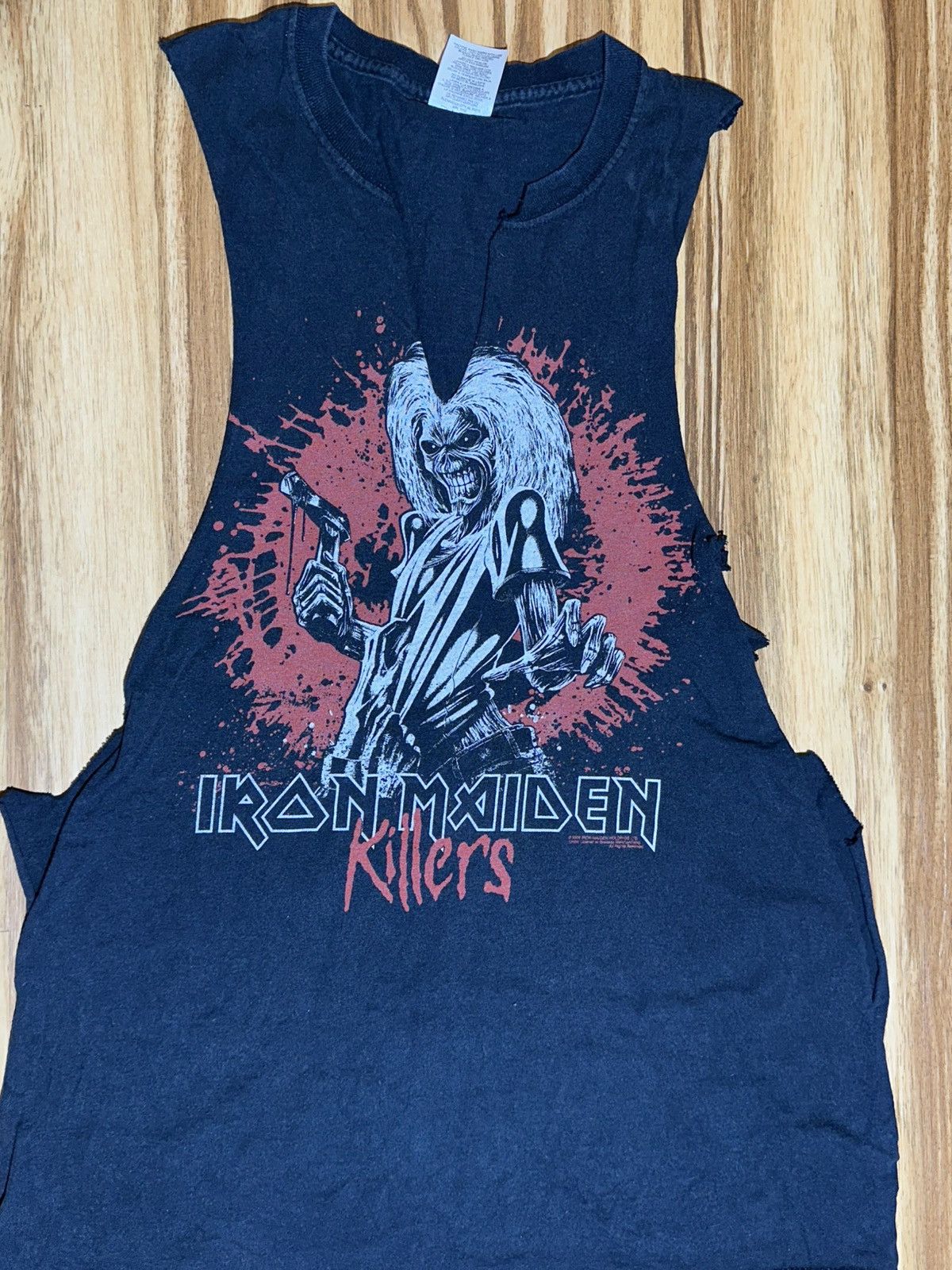Jerzees 2008 Iron Maiden killers Black sleeveless tank top Size US M / EU 48-50 / 2 - 2 Thumbnail