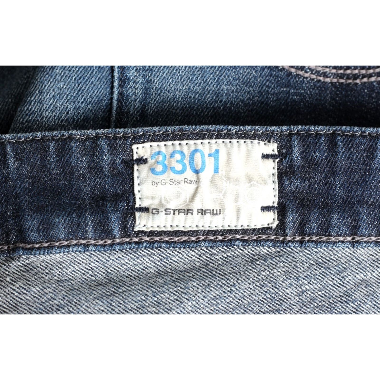 G-Star G-Star 3301 SUPER SLIM Stretch Jeans Men 32W 32L Blue Regular Denim Slim Jeans Mens Size US 32 / EU 48 - 5 Thumbnail