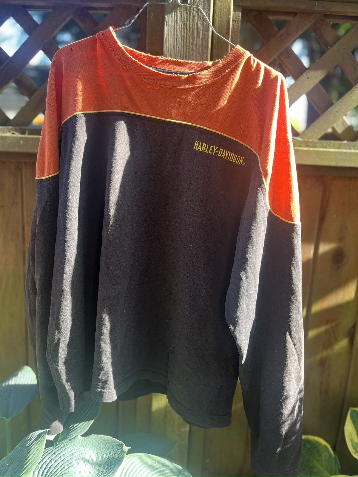 Harley Davidson Harley Davidson Long-sleeve embroidered vintage size large Size US L / EU 52-54 / 3 - 3 Thumbnail