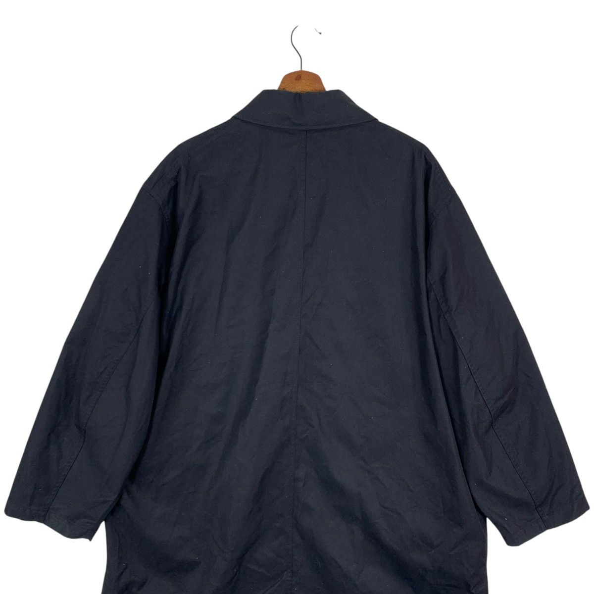 Lemaire × Uniqlo VINTAGE UNIQLO U BLACK OVERCOAT BUTTON JACKET Size US XL / EU 56 / 4 - 7 Thumbnail