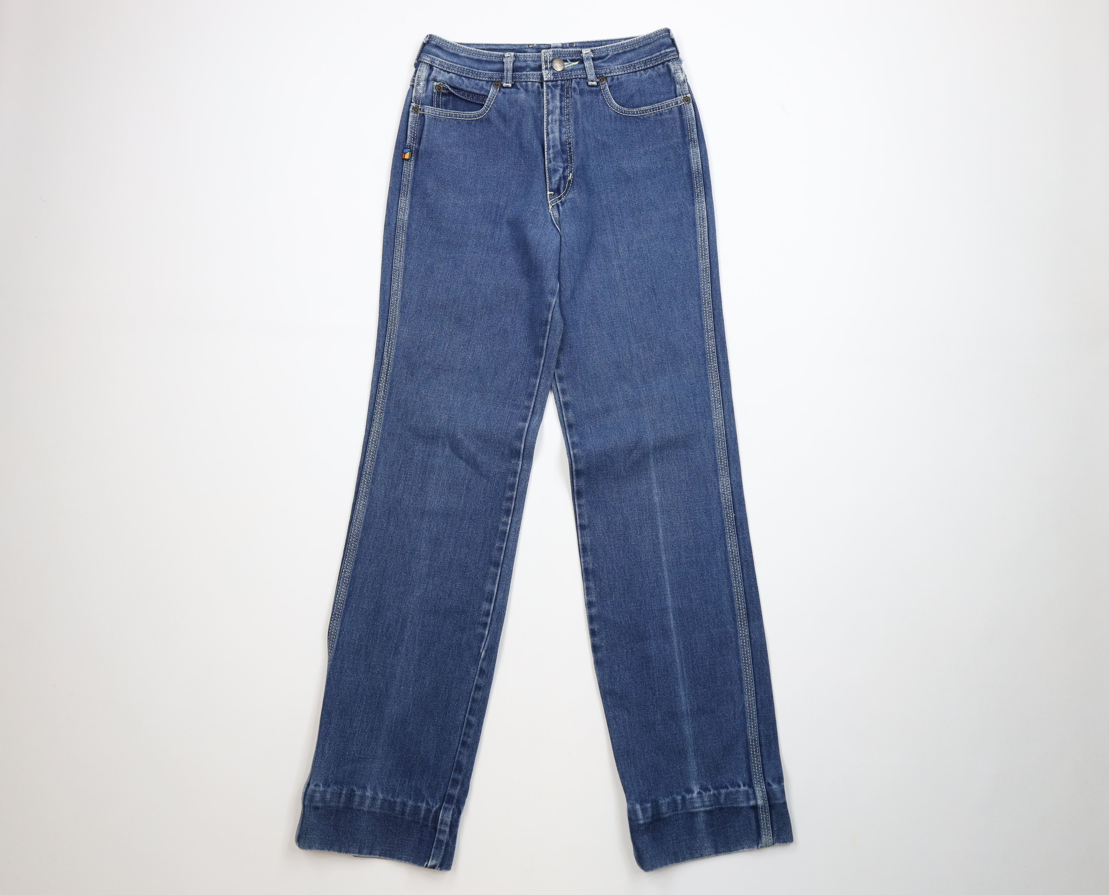 Vintage Vintage 80s 90s Streetwear Straight Leg Denim Jeans USA Size 32" / US 10 / IT 46 - 1 Thumbnail