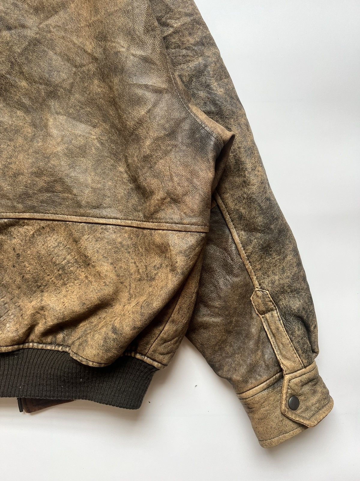 Vintage Vintage Leather Jacket Robo Flying Jacket Size US L / EU 52-54 / 3 - 13 Thumbnail