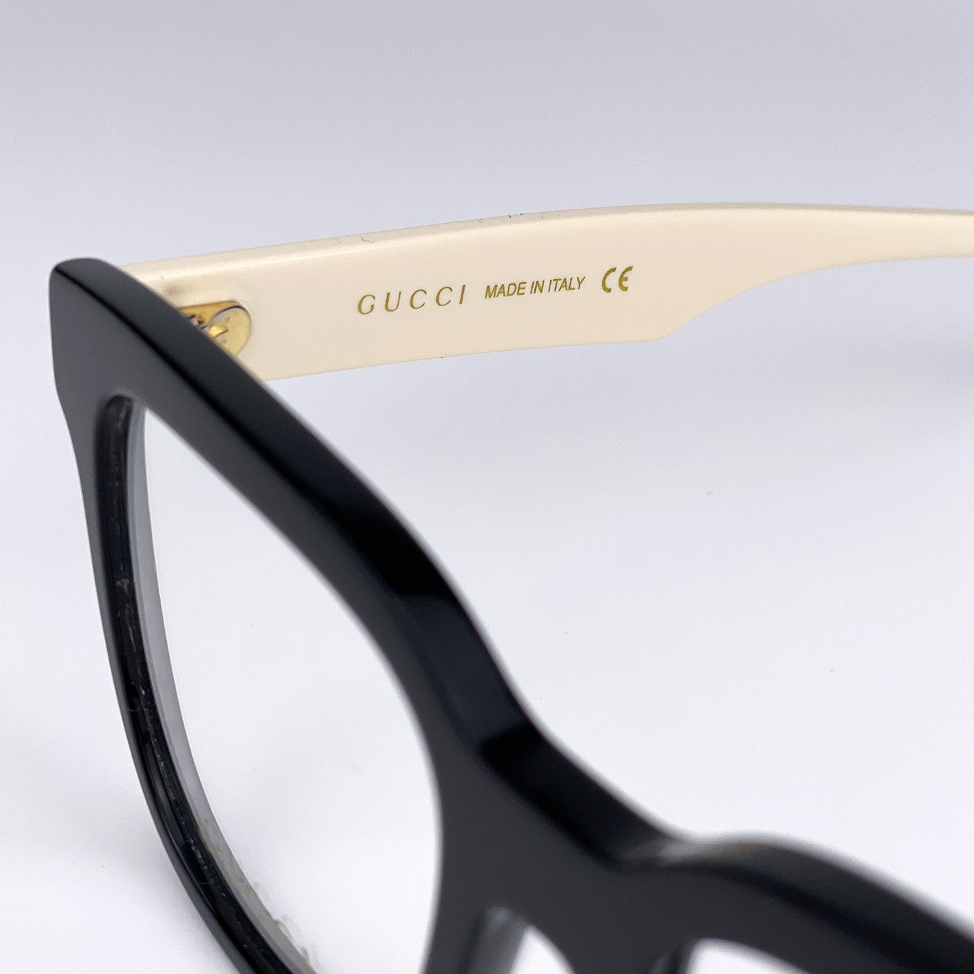 Gucci NEW Gucci GG0958O 005 Black White Square Unisex Eyeglasses Size ONE SIZE - 8 Thumbnail