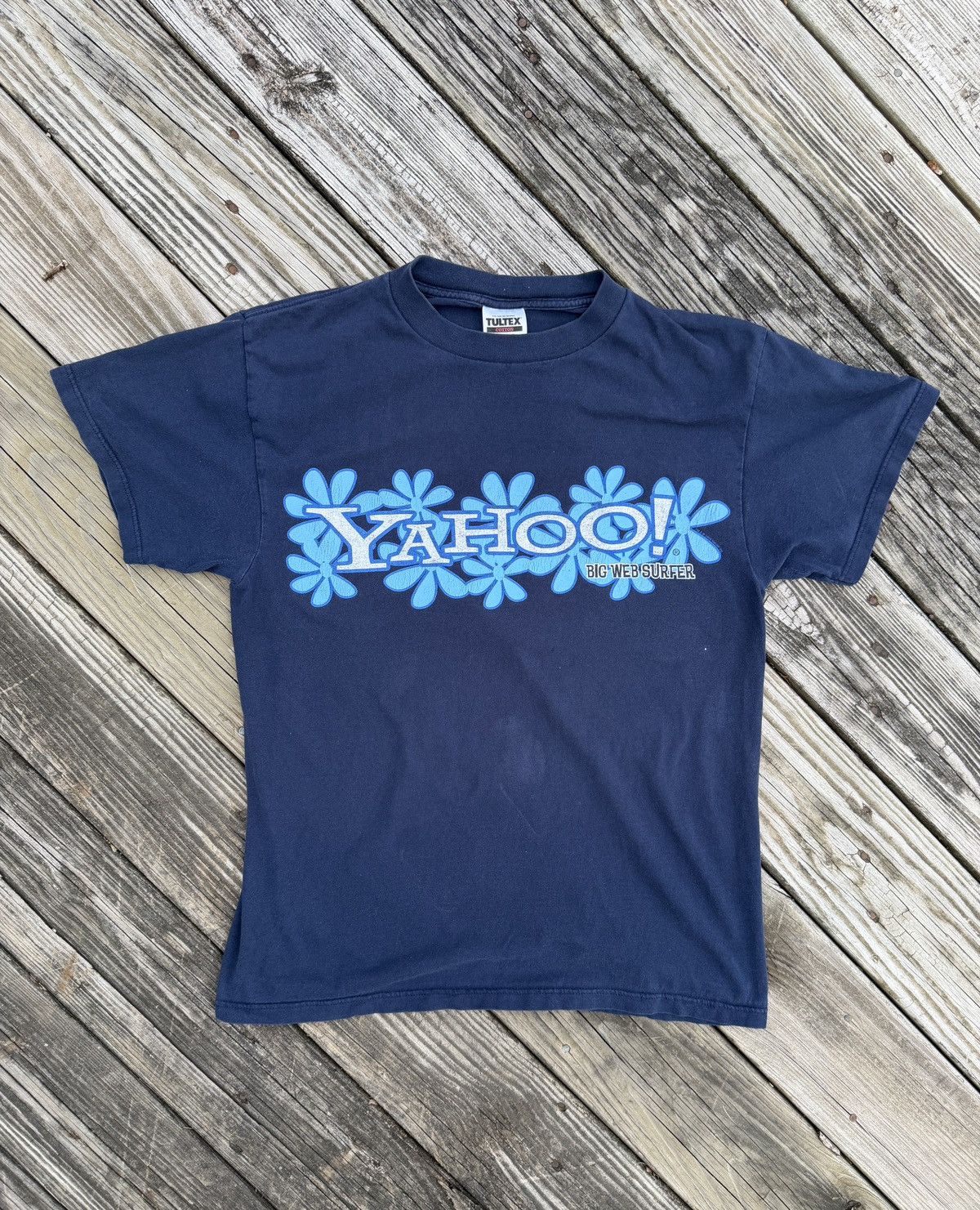 Vintage 90s Yahoo Big Web Surfer Aloha Promo Tee Size US L / EU 52-54 / 3 - 2 Thumbnail