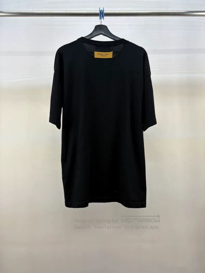 Louis Vuitton Louis Vuitton Black and white knit logo short sleeves Size US XXL / EU 58 / 5 - 2 Thumbnail