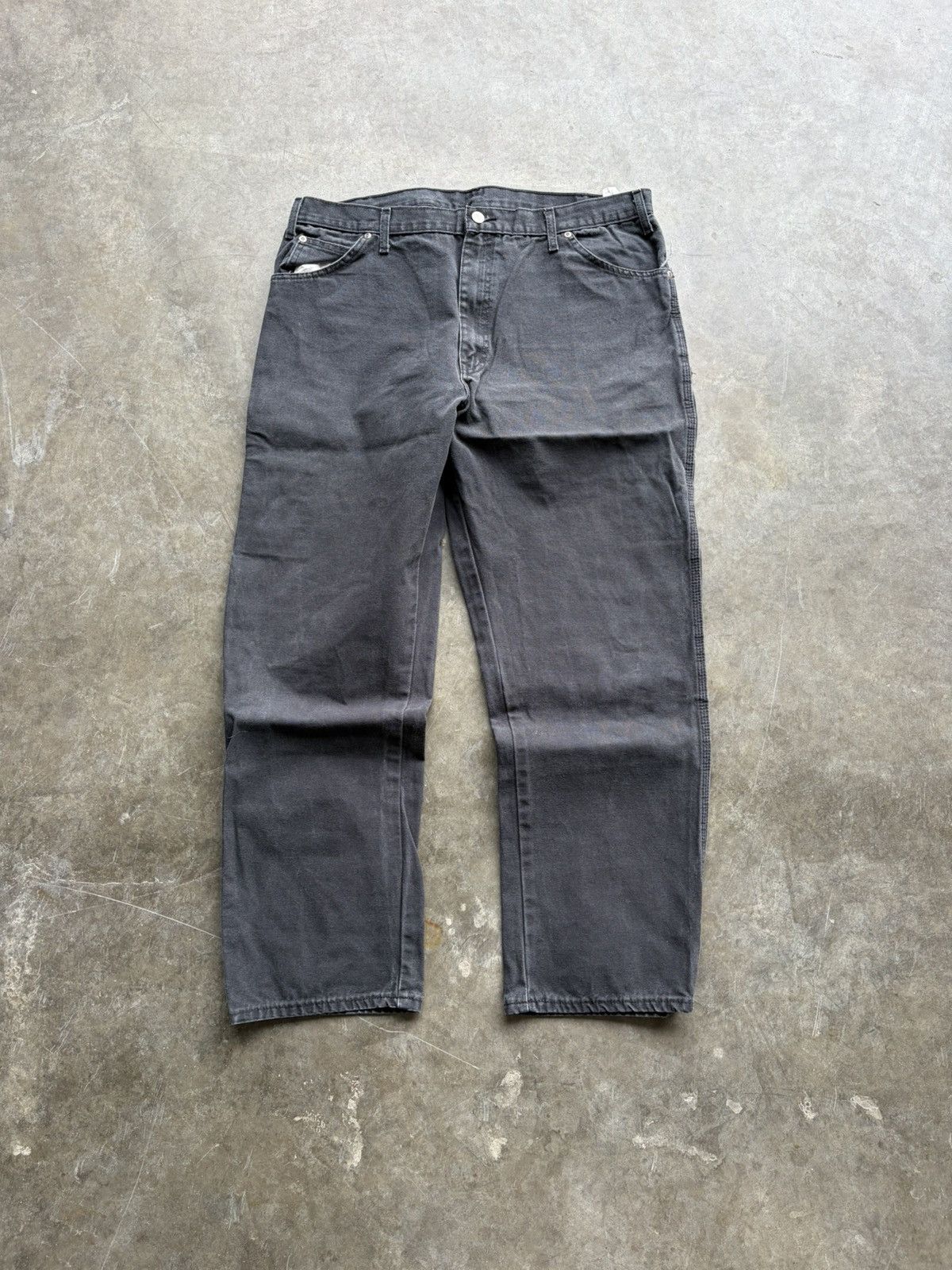 Dickies Vintage Dickies Black Workwear Baggy Carpenter Pants 40x32 Size US 38 / EU 54 - 2 Thumbnail
