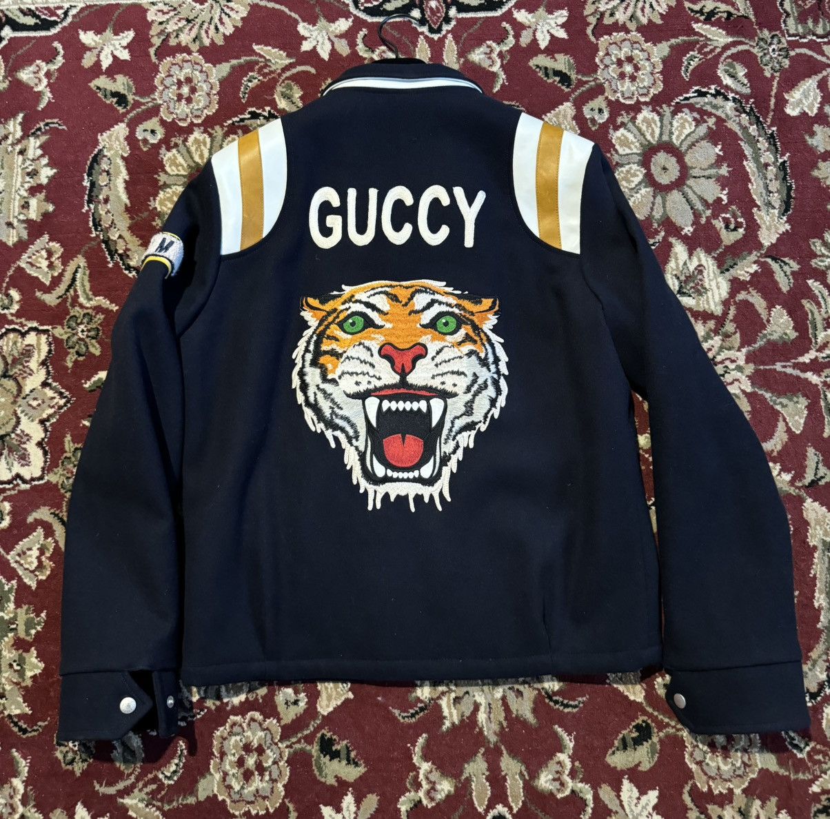 Gucci Gucci Tiger Varsity ‘Guccy’ Varsity Jacket Size US S / EU 44-46 / 1 - 5 Thumbnail