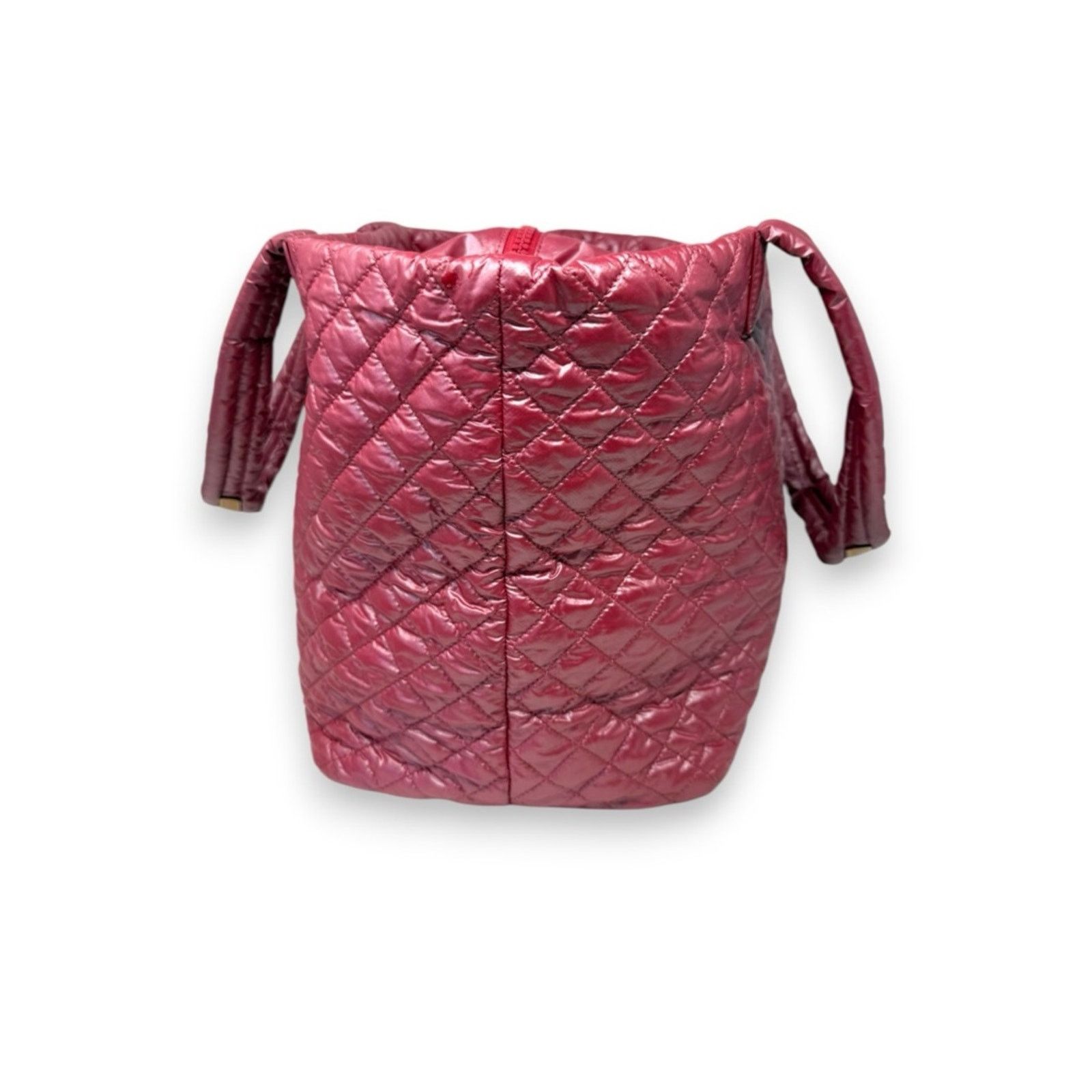 MZ Wallace MZ Wallace Medium Metro Tote Garnet Quil Red Iridescent Size ONE SIZE - 4 Thumbnail