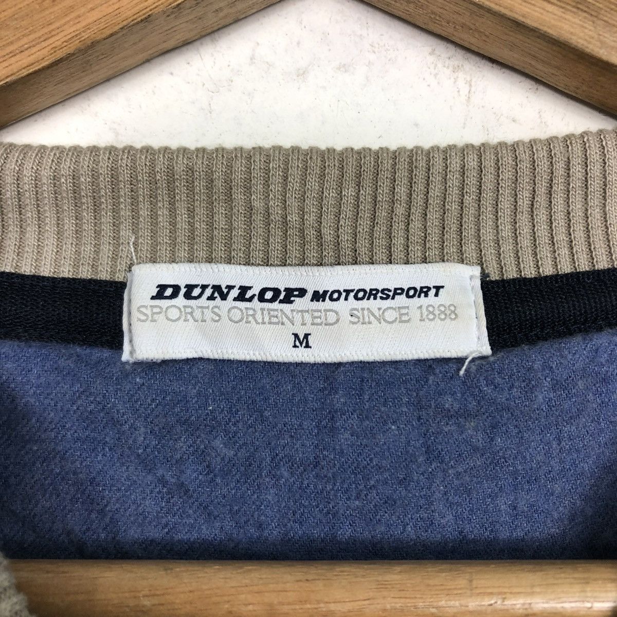 🔥VINTAGE SWEATSHIRT DUNLOP MOTORSPORT ISSEY MIYAKE BIG LOGO