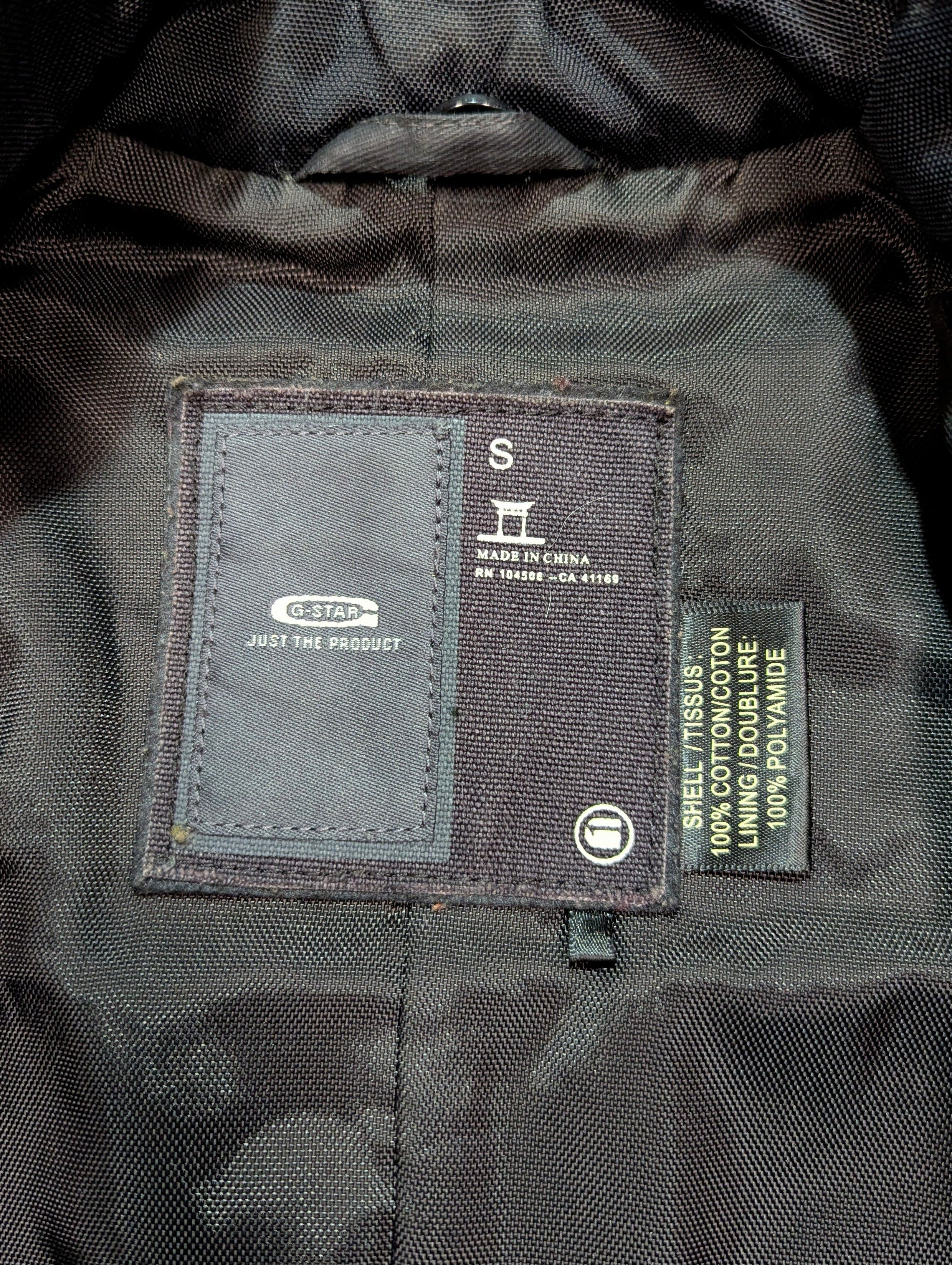 G-Star G - Star RAW Shefton Hooded Womens Black Long Coat/Jacket Size S / US 4 / IT 40 - 11 Thumbnail