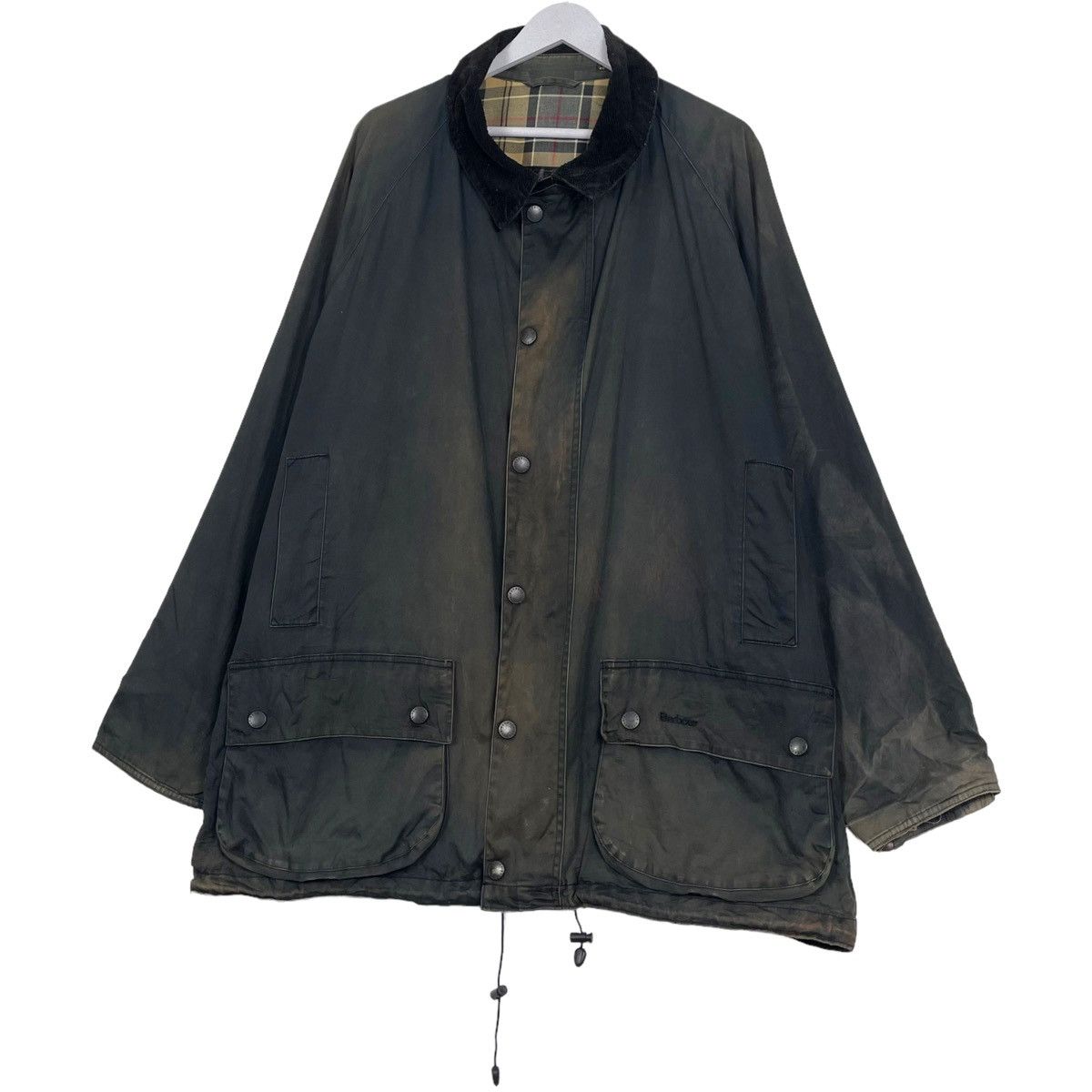 Barbour × Vintage 💥BARBOUR WAXED LIGHTWEIGHT BEAUFORT SUNFADED JACKET Size US XL / EU 56 / 4 - 2 Thumbnail