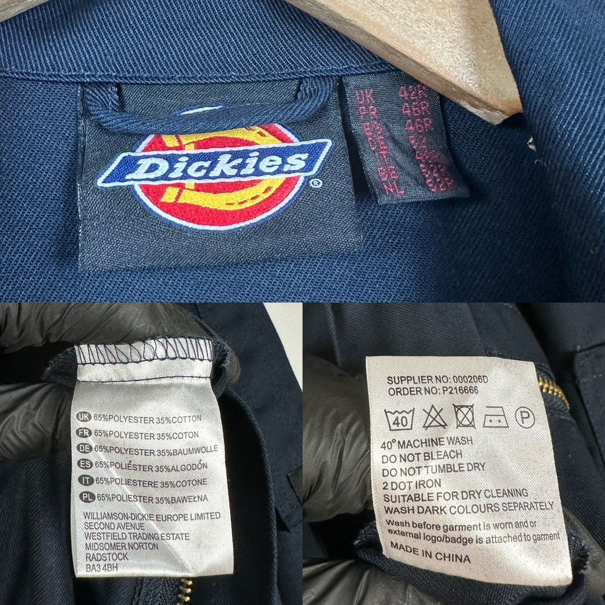 Dickies Vintage Dickies Navy Blue Coverall Overall Workers Jumpsuit Size US 32 / EU 48 - 24 Thumbnail