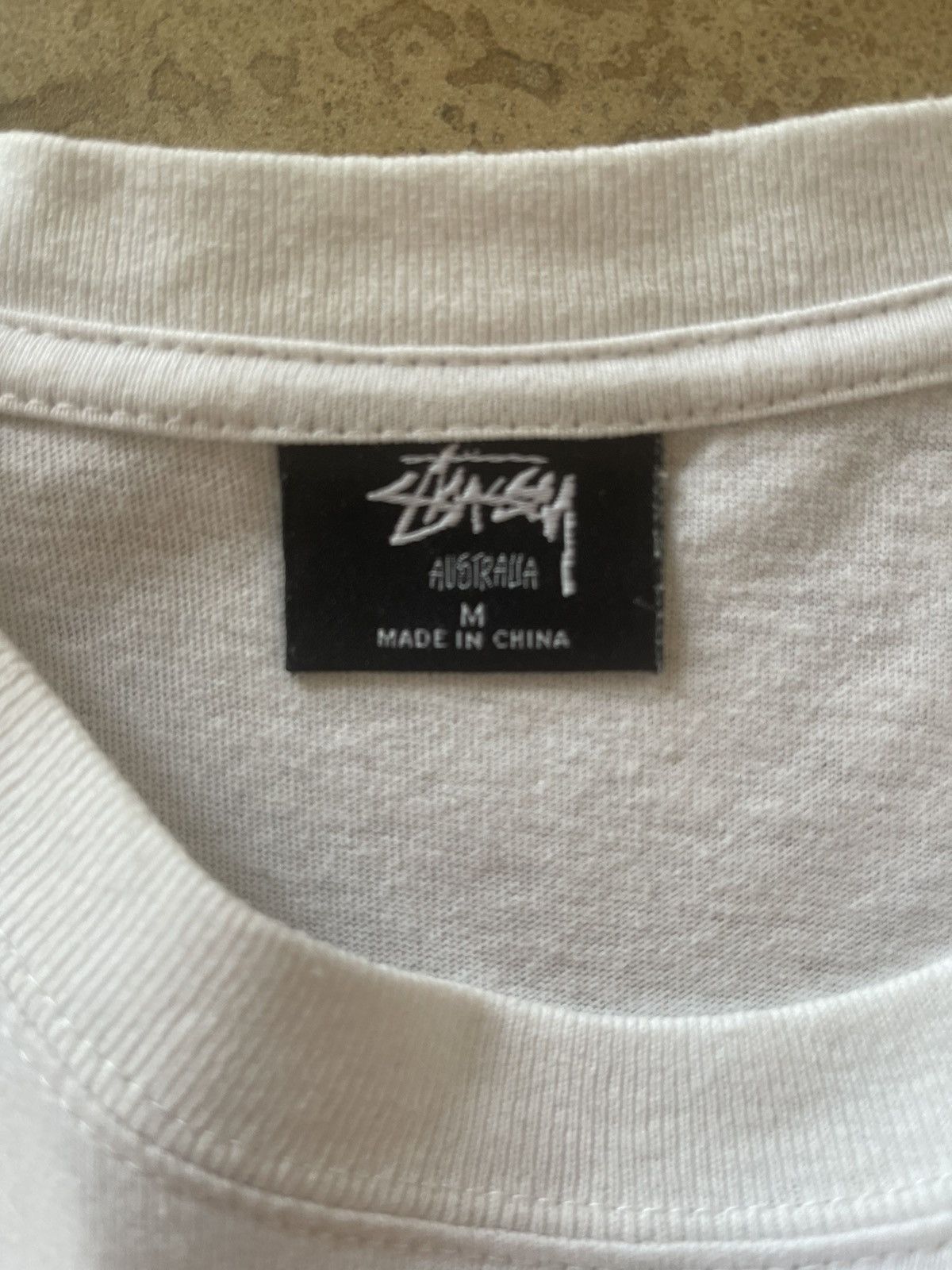 Designer × Stussy White Flaming Dice Stussy Tshirt Size US M / EU 48-50 / 2 - 3 Thumbnail